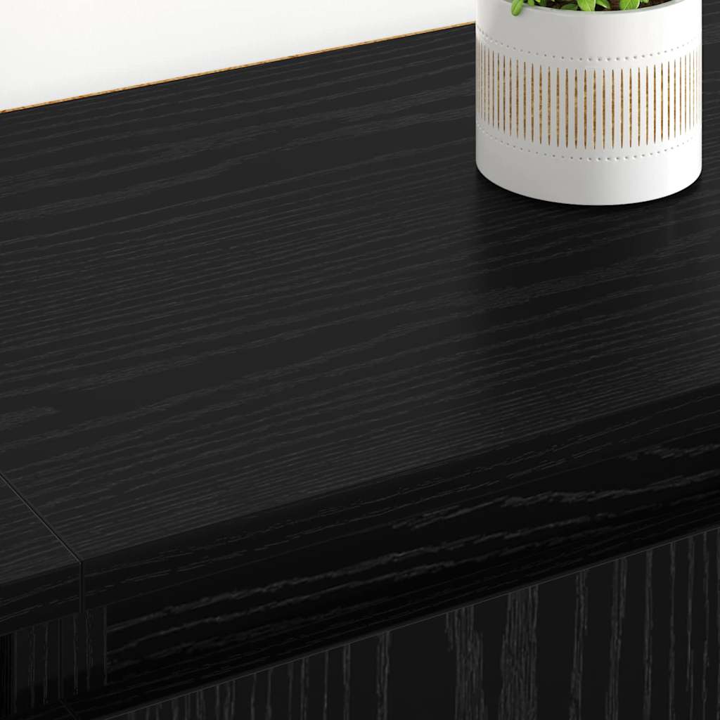 Sideboards 2 pcs Black Oak 60 x 35 x 70 cm Engineered Wood