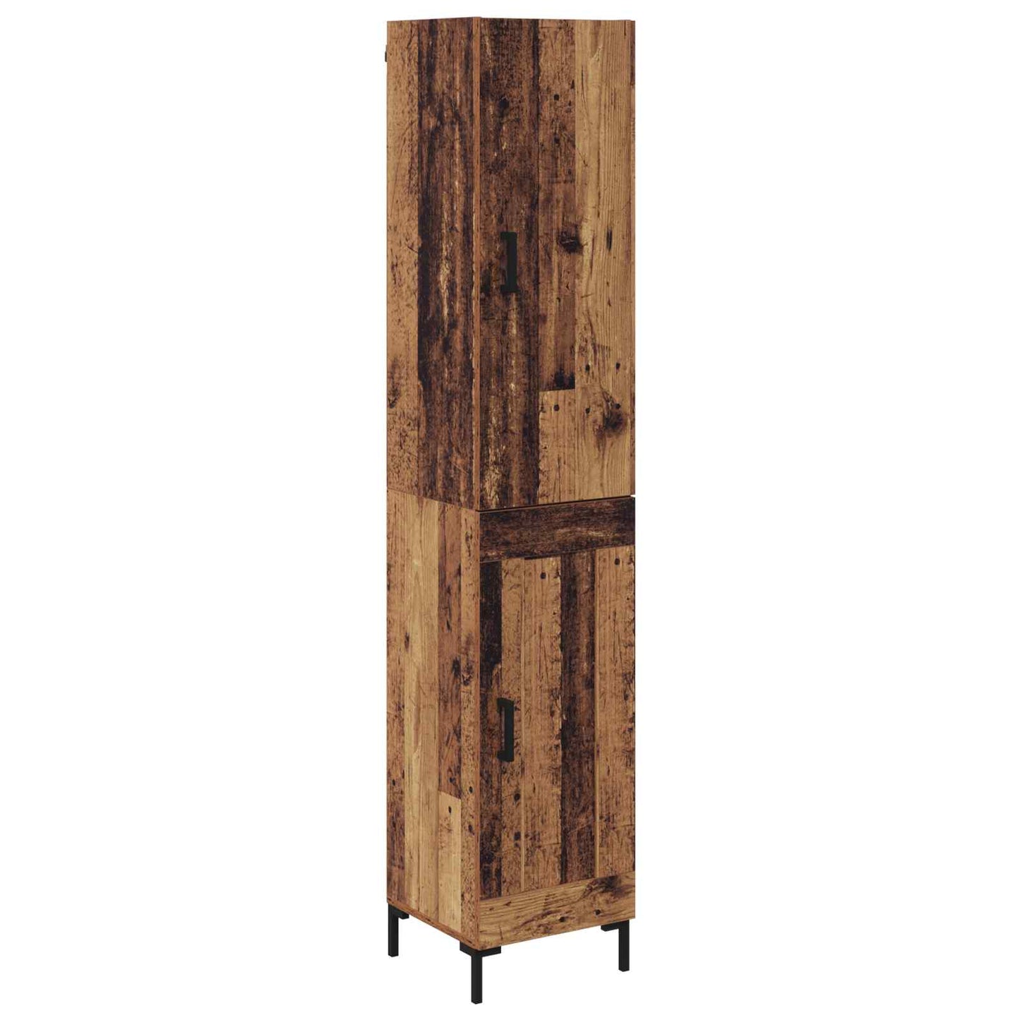 Highboard Old Wood 34.5 x 34 x 180 cm Engineered Wood