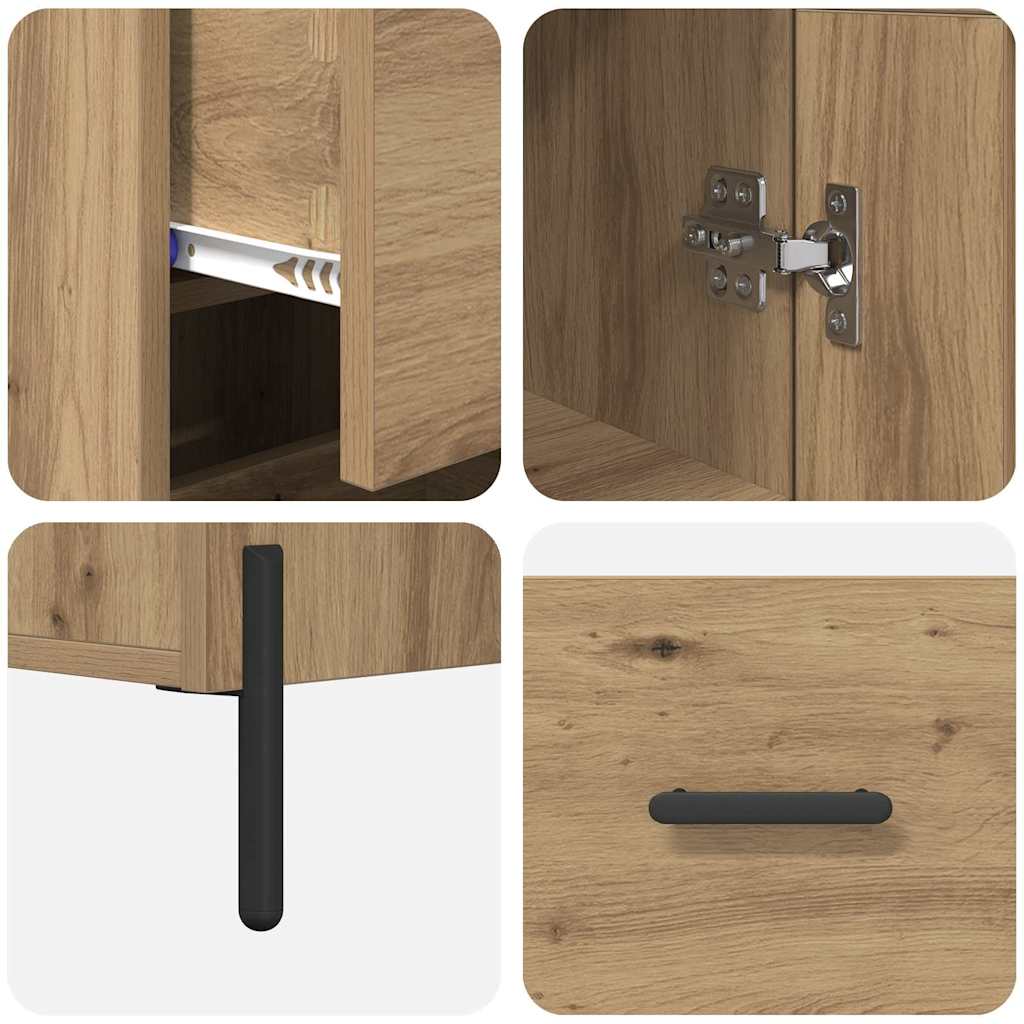 Highboard Artisan Oak 34.5 x 34 x 180 cm Engineered Wood