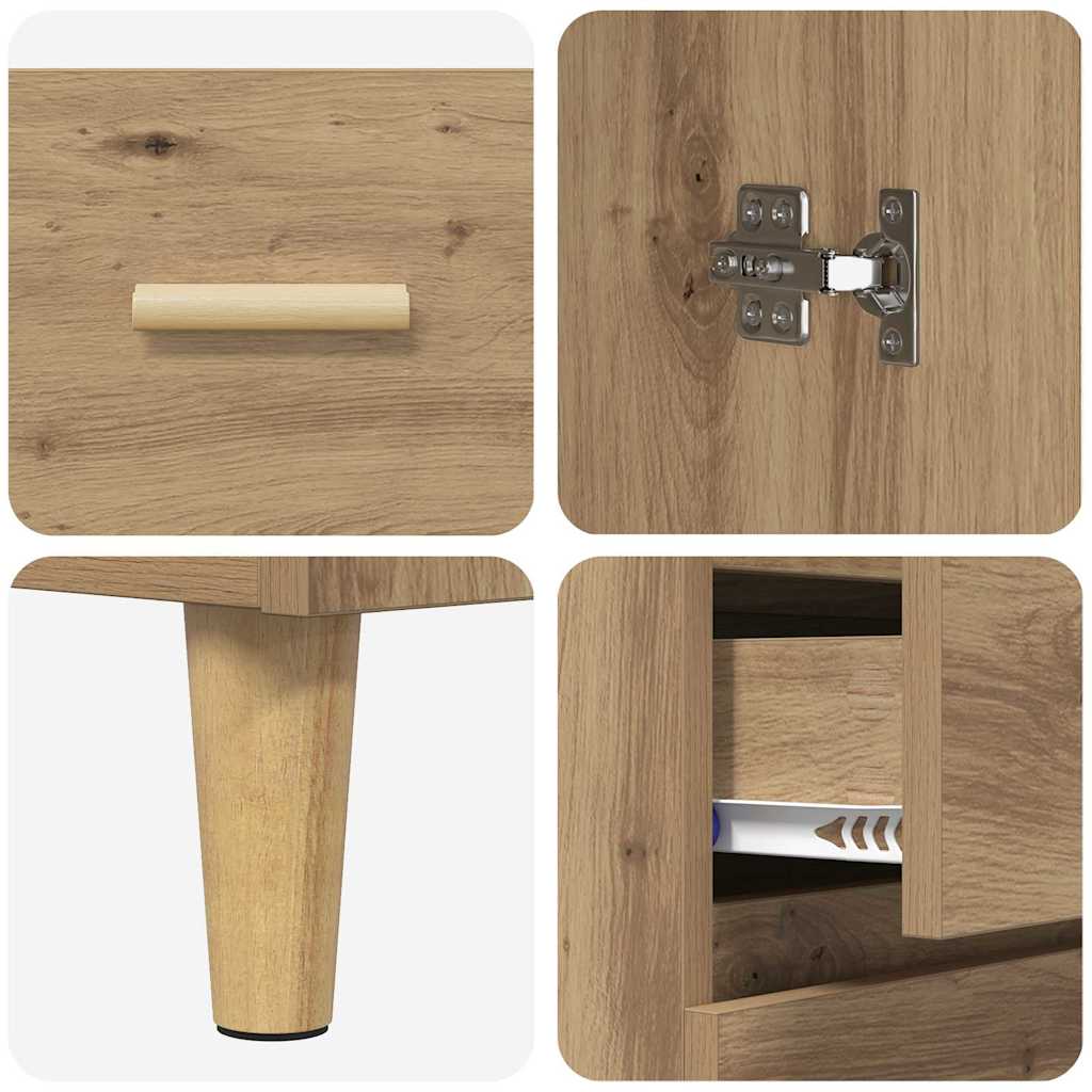 Highboard Artisan Oak 69.5 x 34 x 180 cm