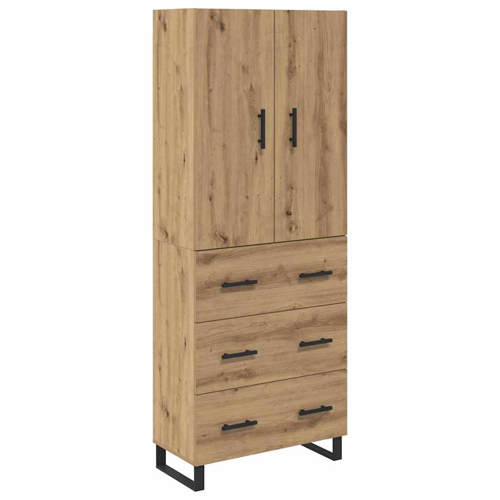 Highboard 2 pcs Artisan Oak 69.5 x 34 x 180 cm