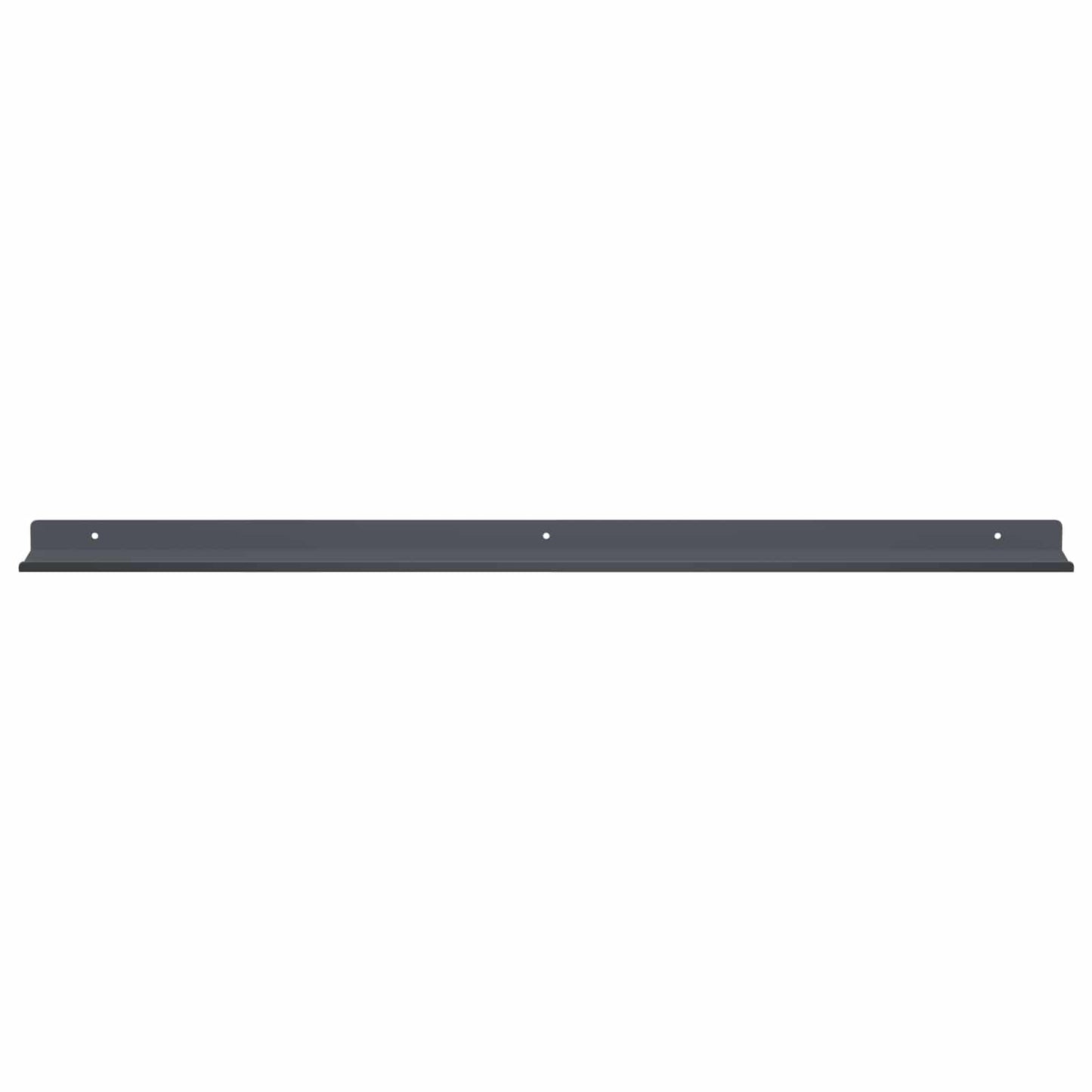 Floating Shelf 2 pcs Anthracite 80 x 9 x 2.5 cm Steel