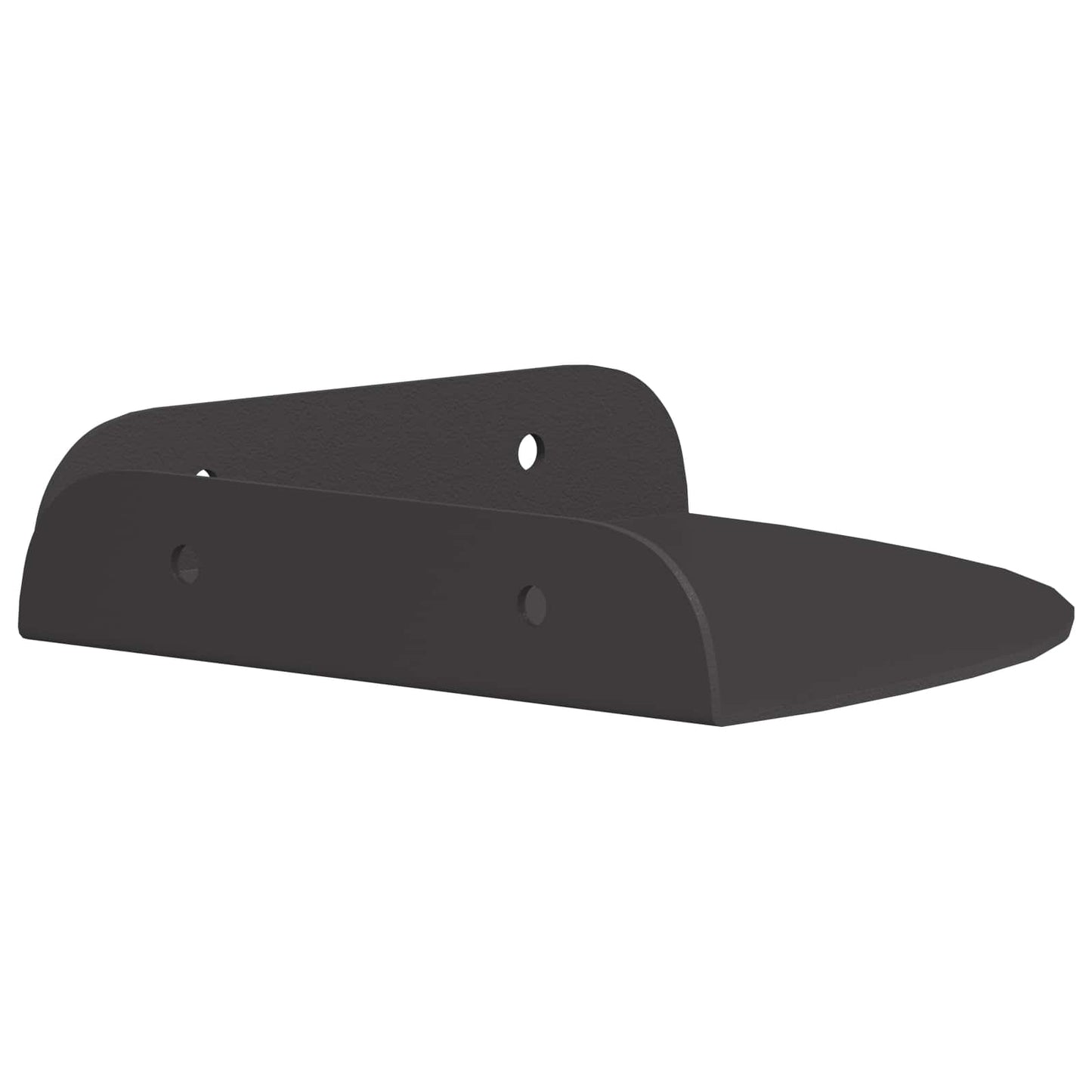 Corner Floating Shelf 2 pcs Black 15 x 15 x 2 cm