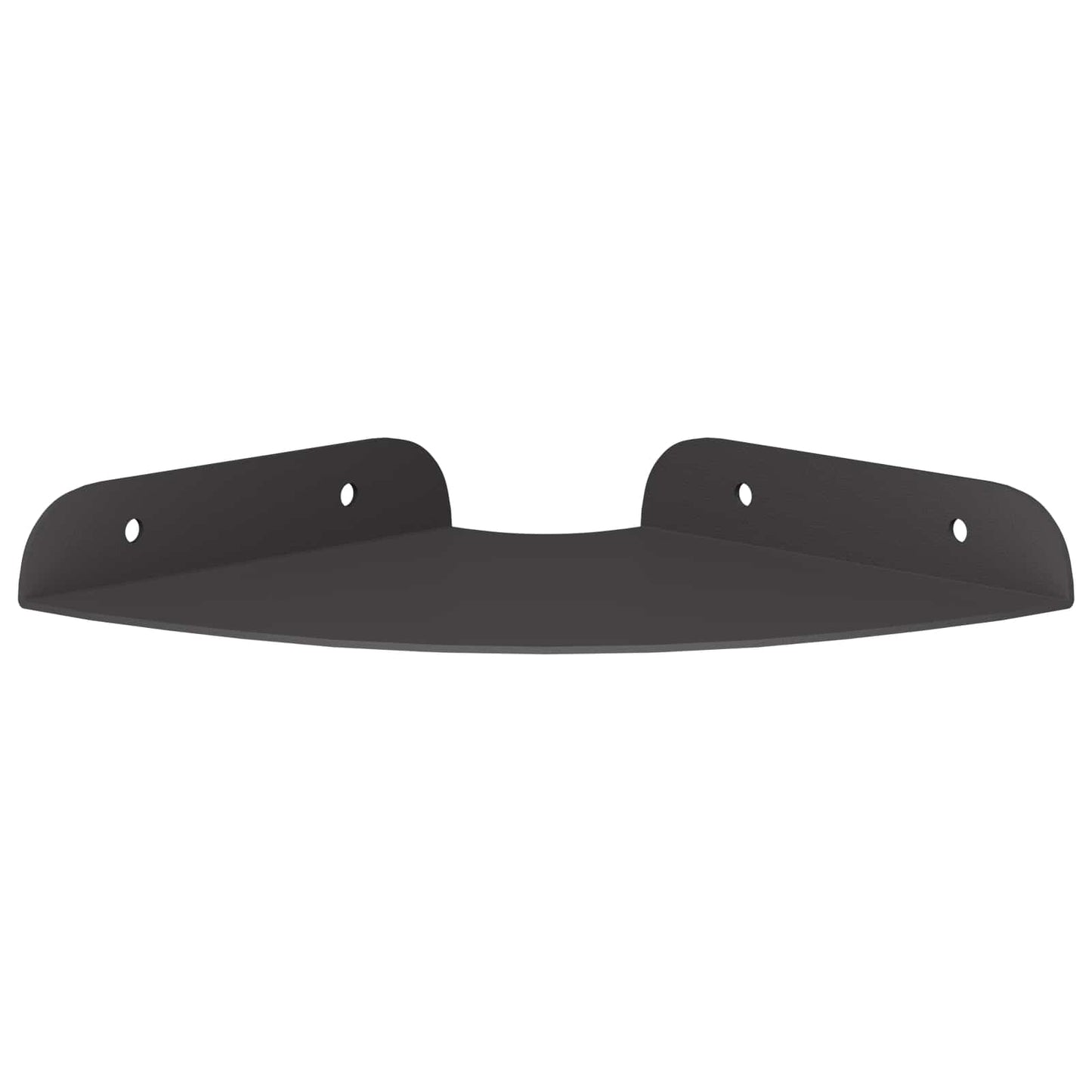 Corner Floating Shelf 4 pcs Black 15 x 15 x 2 cm