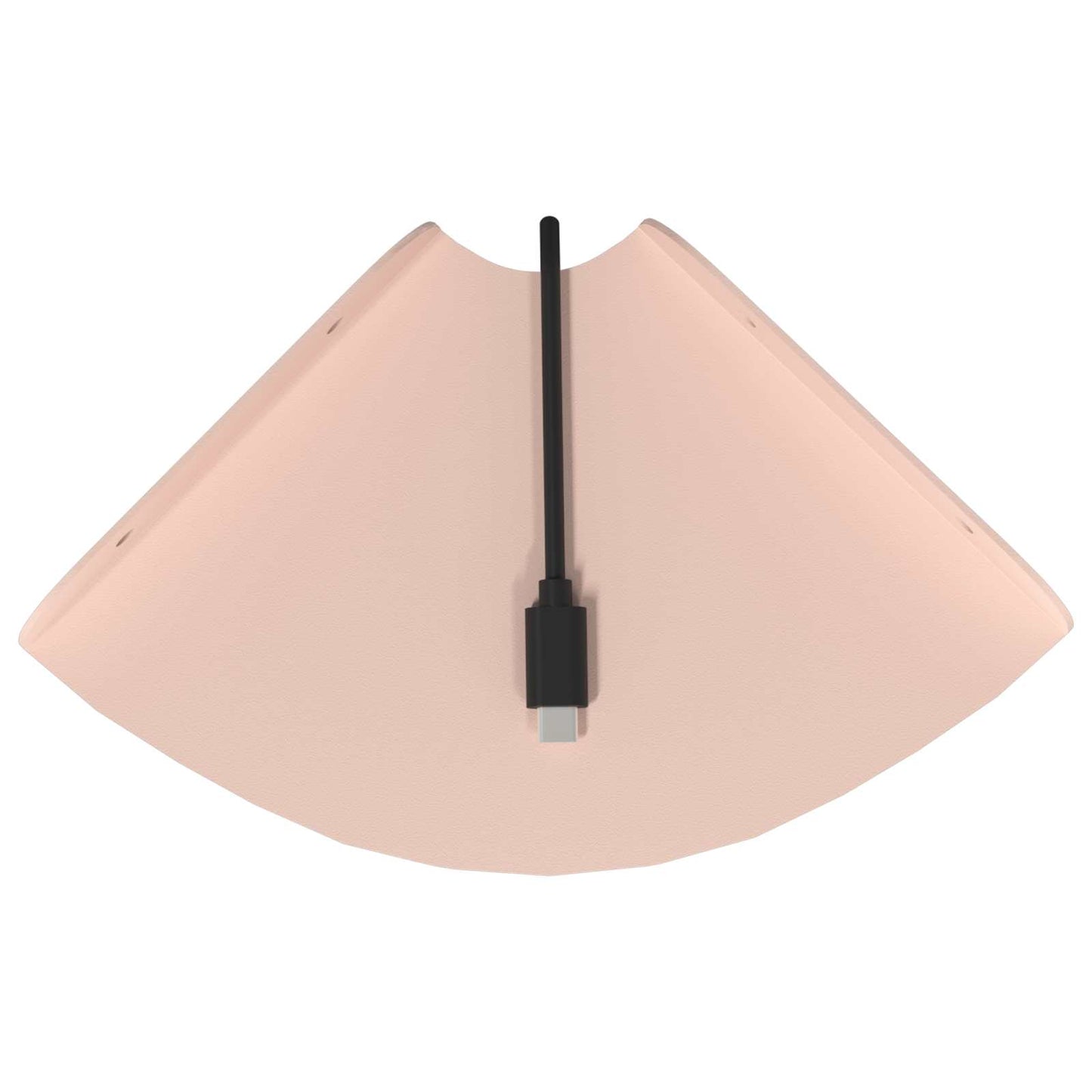 Corner Floating Shelf 2 pcs Pink 15 x 15 x 2 cm