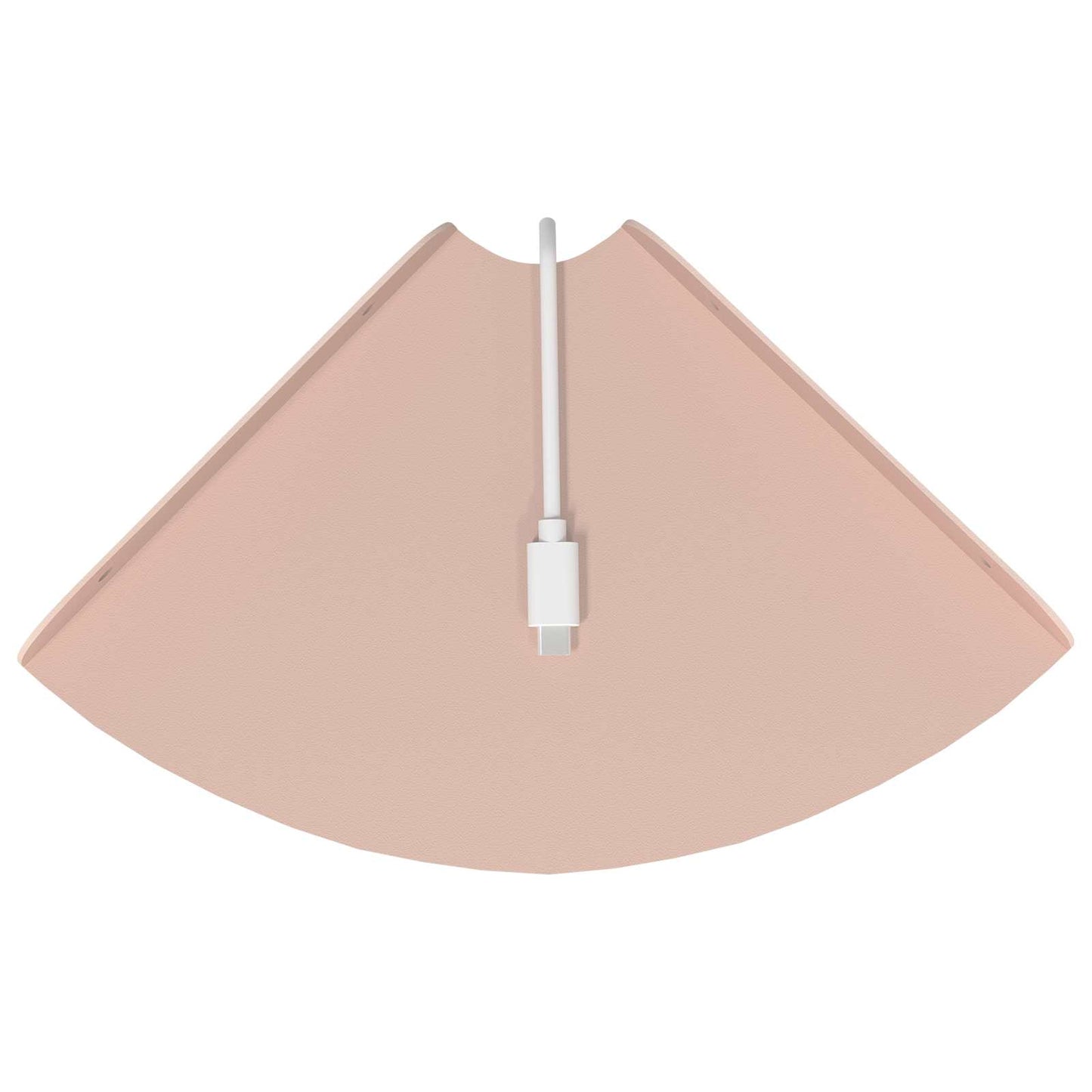 Corner Floating Shelf 4 pcs Pink 15 x 15 x 2 cm