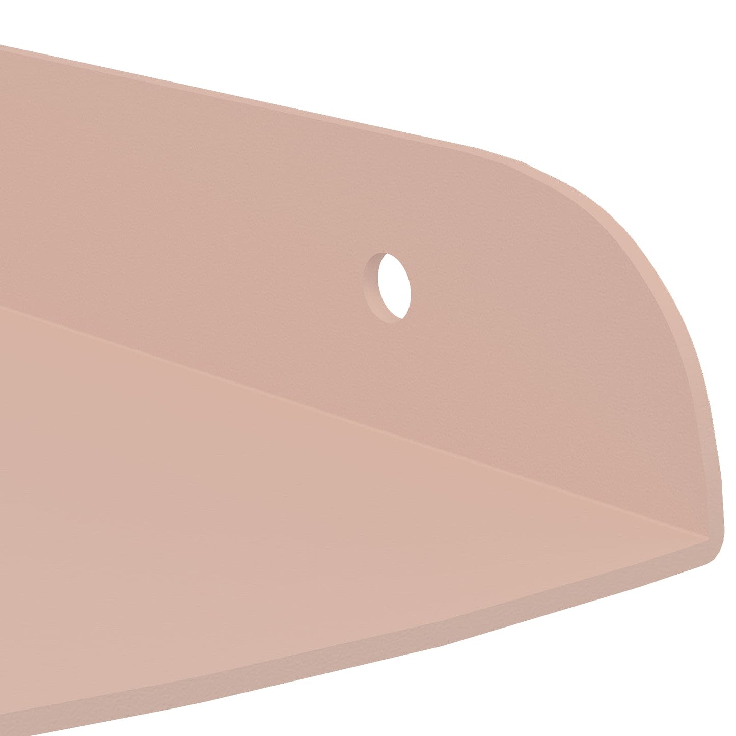 Corner Floating Shelf 4 pcs Pink 18 x 18 x 2 cm
