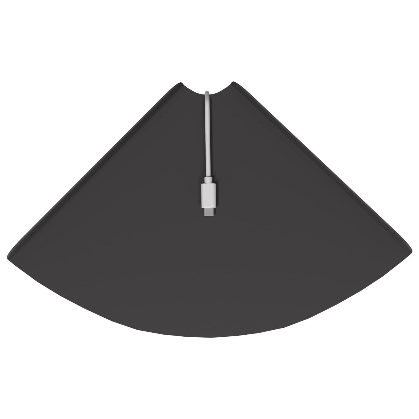 Corner Floating Shelf 4 pcs Black 24 x 24 x 2 cm