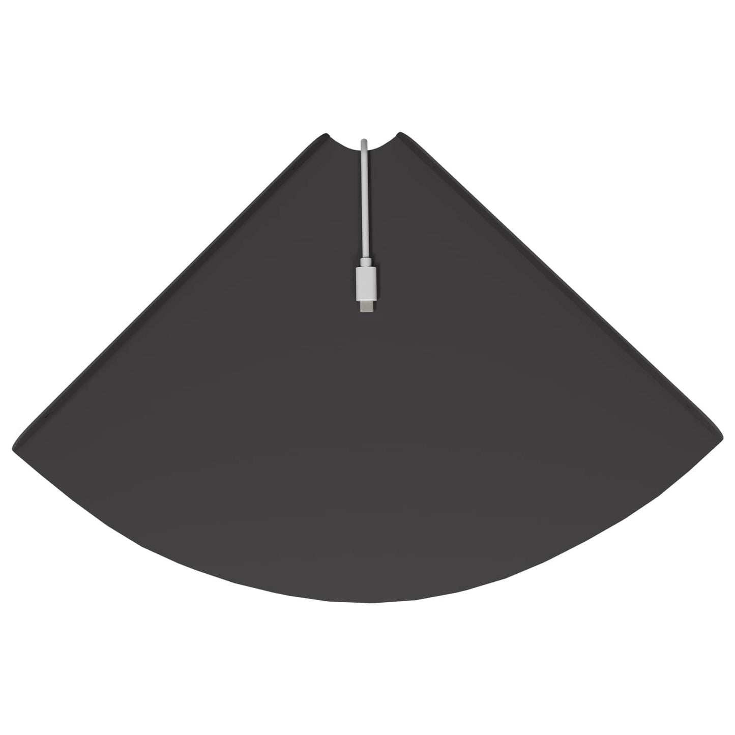 Corner Floating Shelf 4 pcs Black 30 x 30 x 2 cm