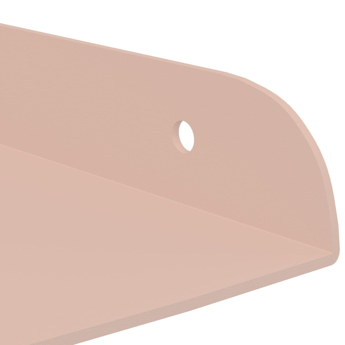 Corner Floating Shelf 2 pcs Pink 30 x 30 x 2 cm
