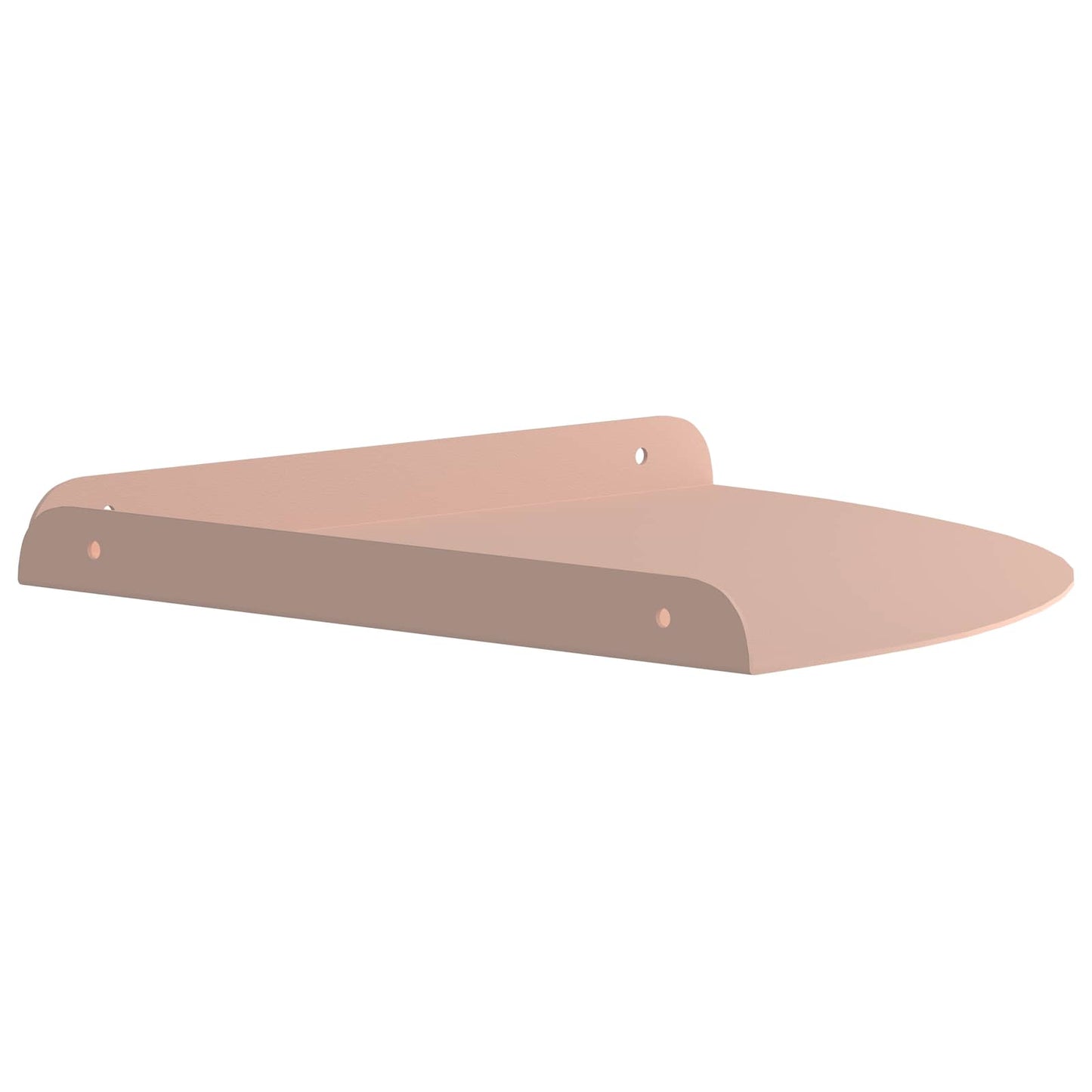 Corner Floating Shelf 4 pcs Pink 30 x 30 x 2 cm