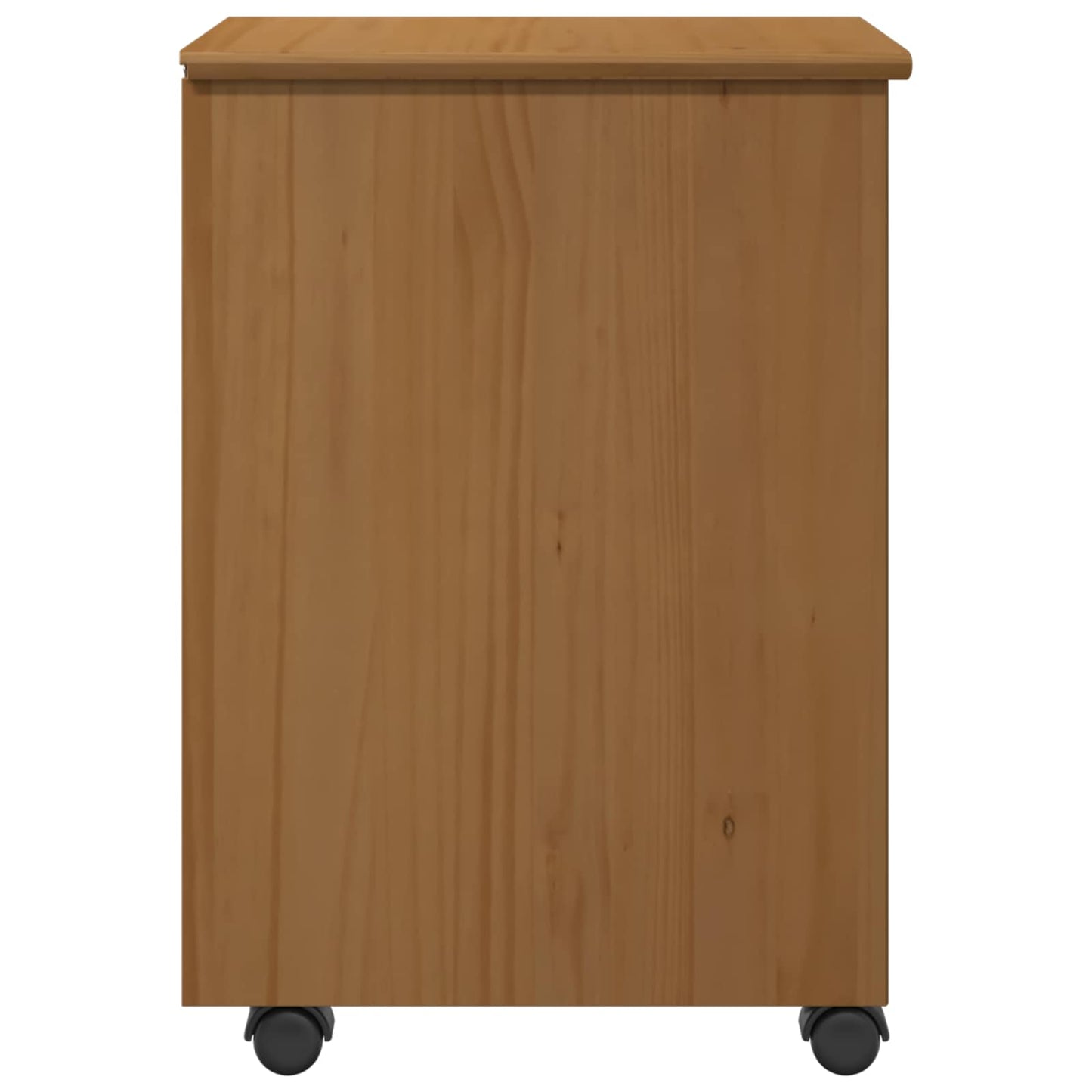 Rolling Cabinet MOSS Honey Brown 34 x 39 x 56 cm