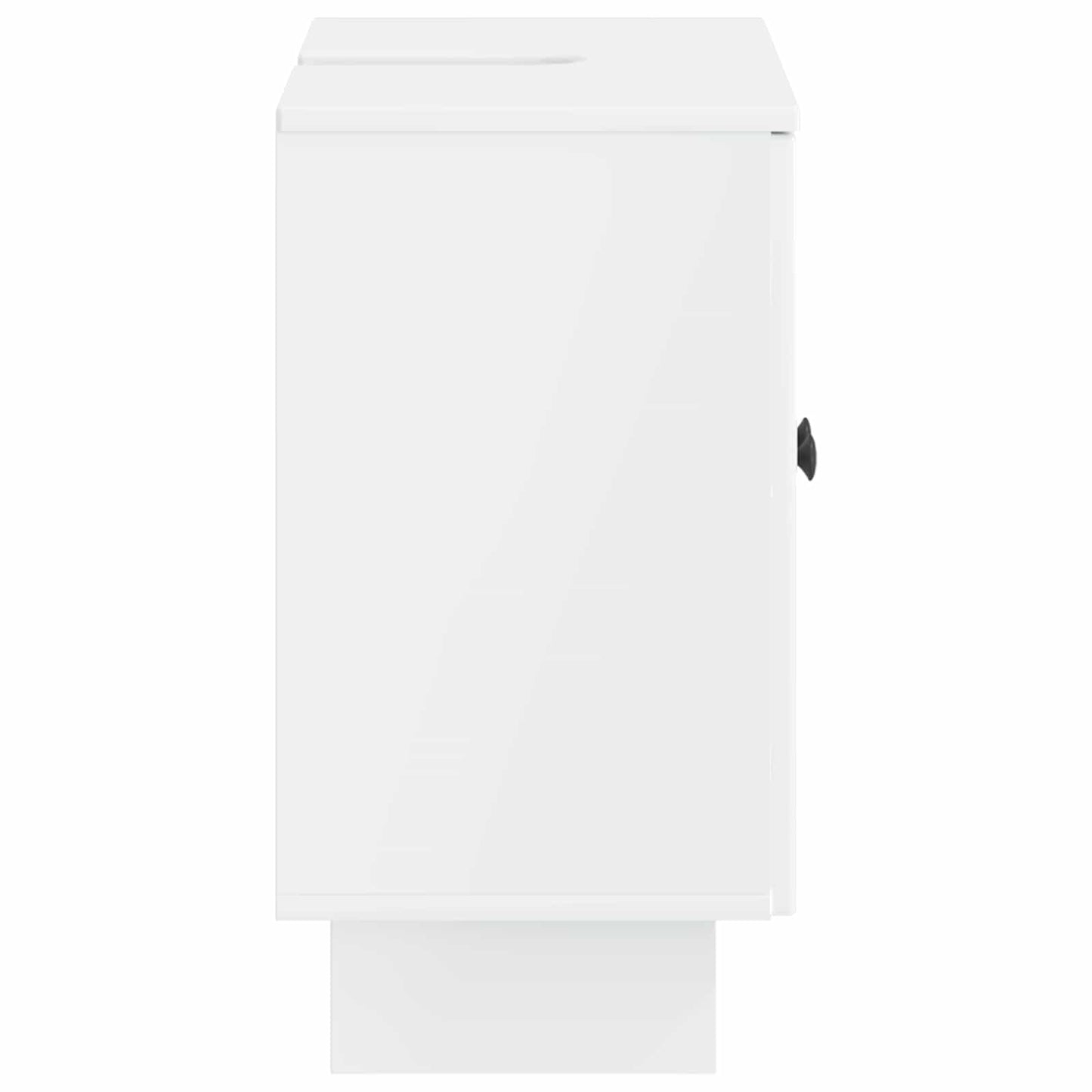 Bathroom Sink Cabinet EDE High Gloss White 59.5 x 31.5x 59 cm