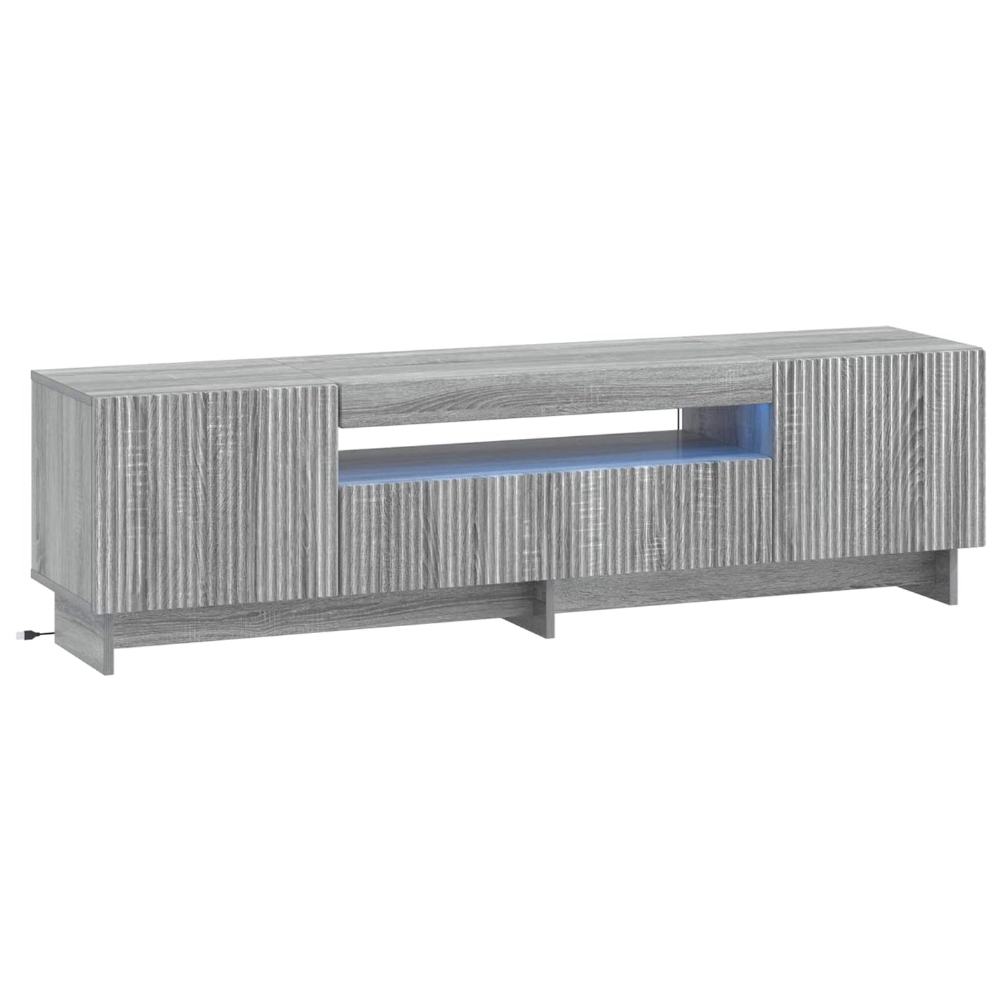 LED TV Cabinet Grey Sonoma Engineered Wood