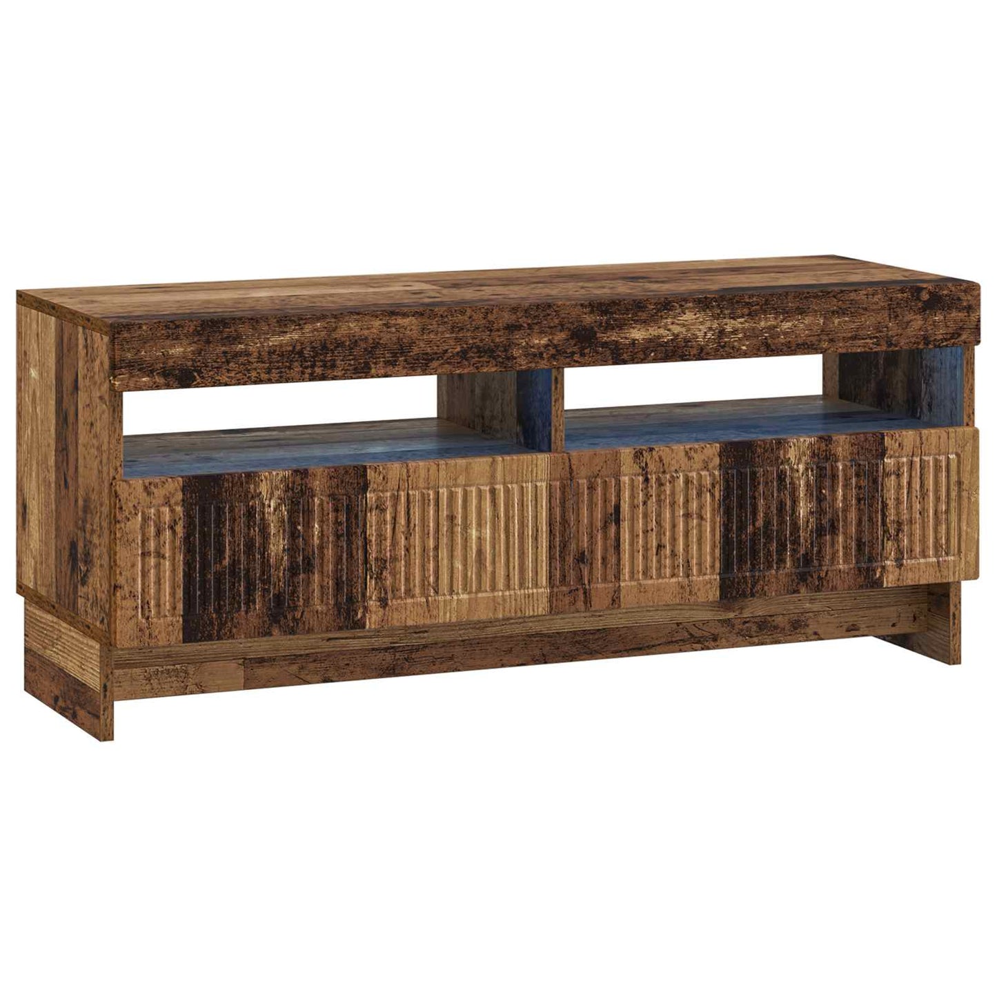 LED TV Cabinet Old Wood Engineered Wood