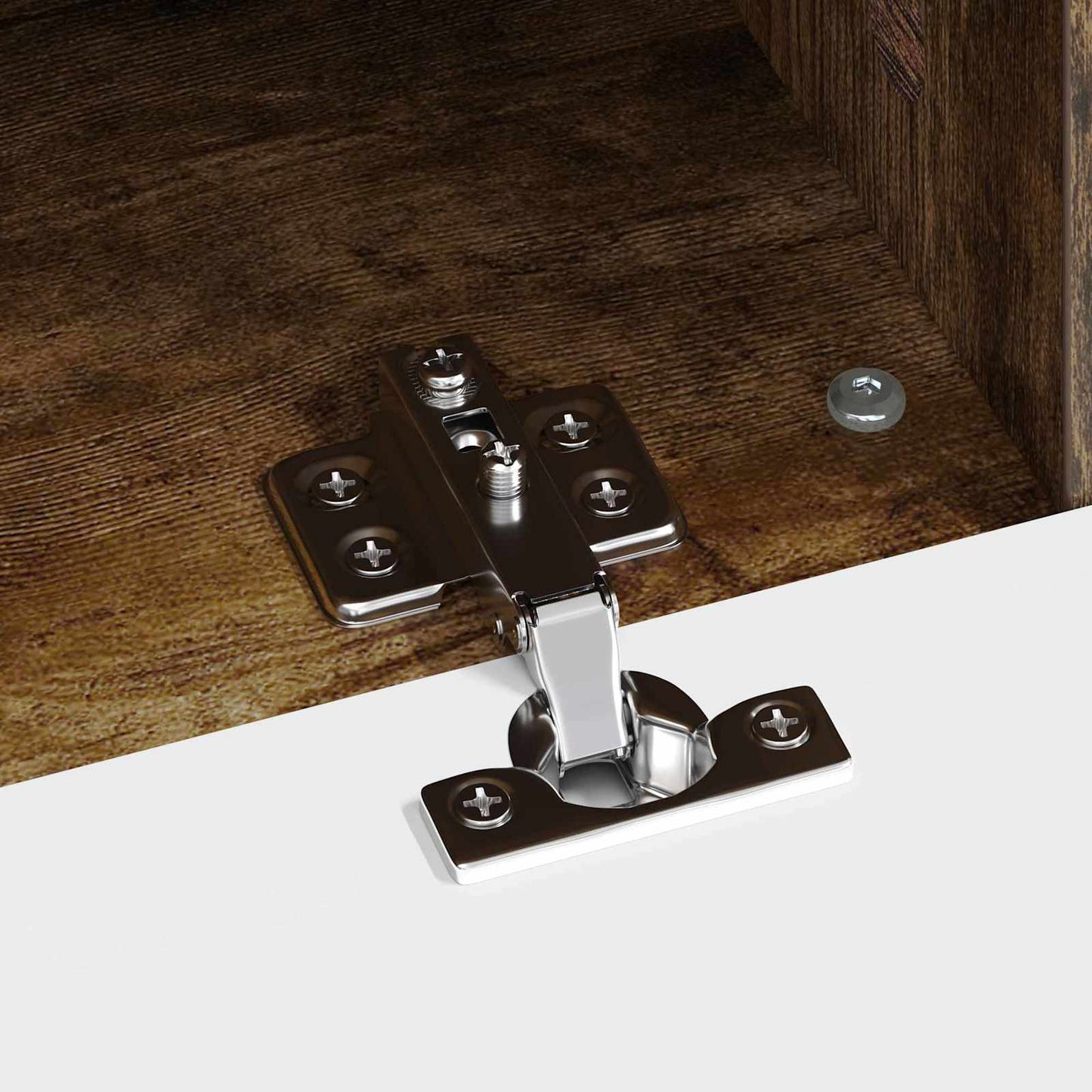 LED TV Cabinet Smoked Oak Engineered Wood