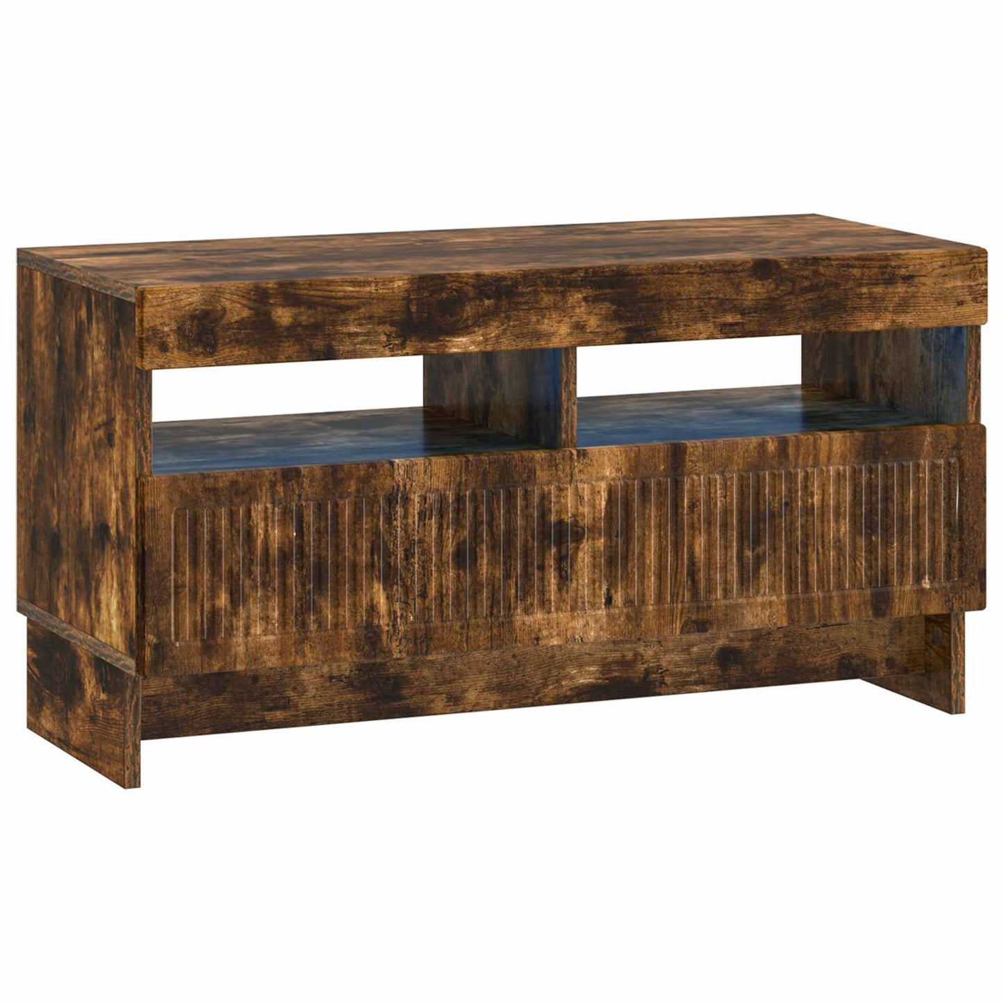 LED TV Cabinet Smoked Oak Engineered Wood