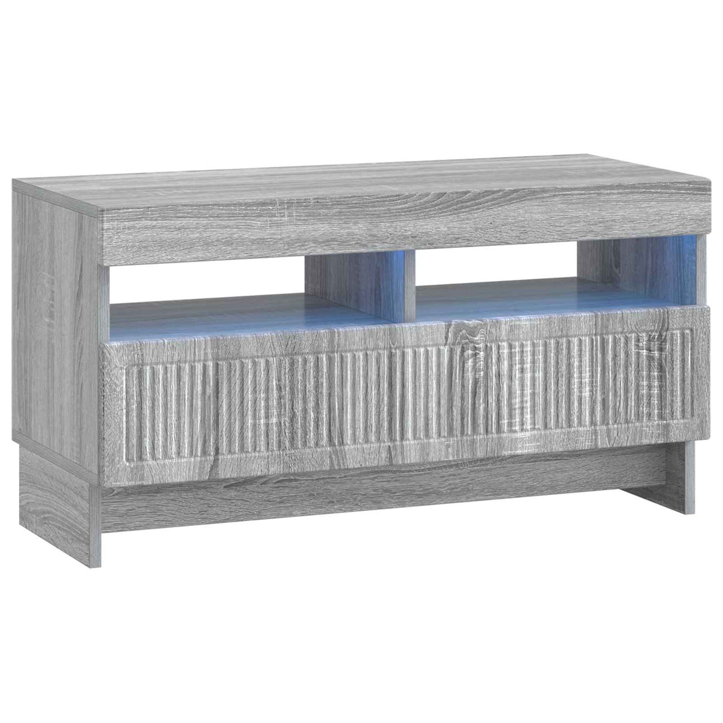 LED TV Cabinet Grey Sonoma Engineered Wood
