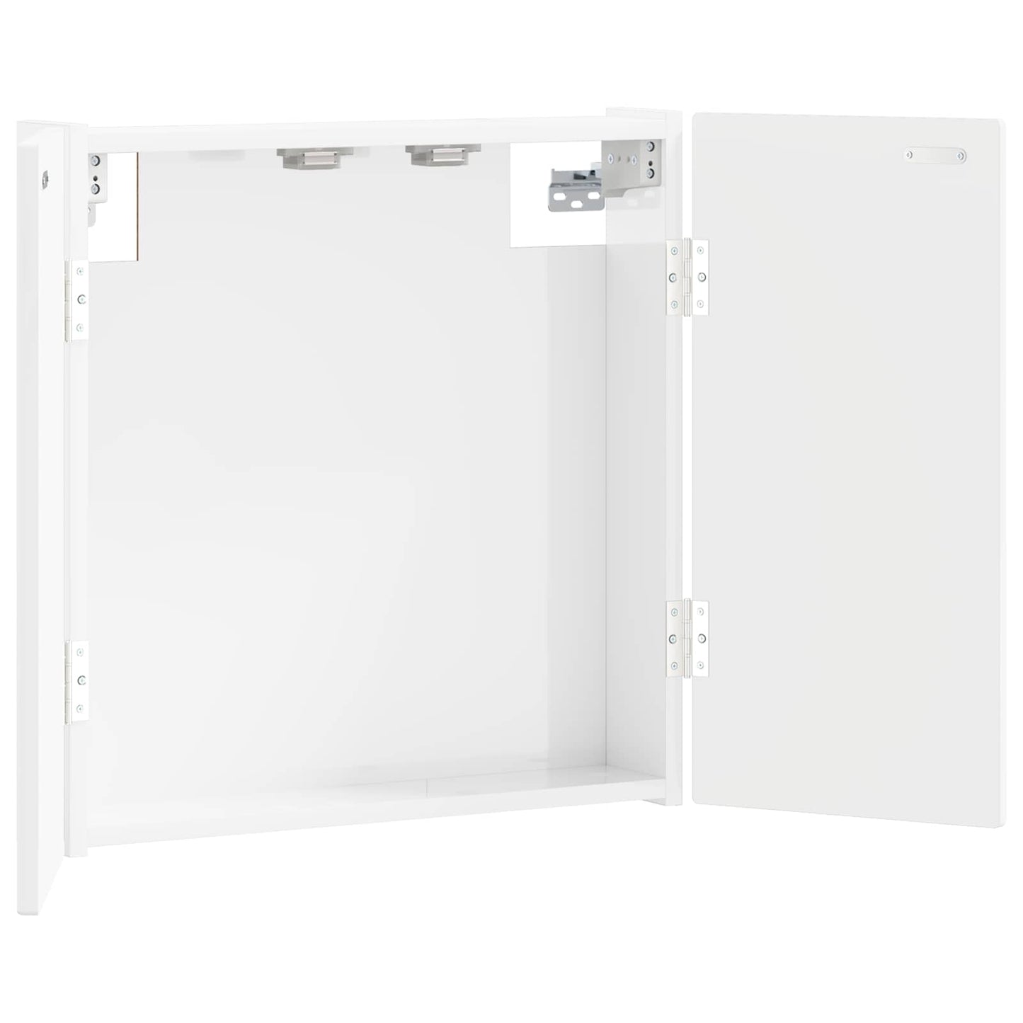 Dartboard Cabinet ALKMAAR High Gloss White Engineered Wood