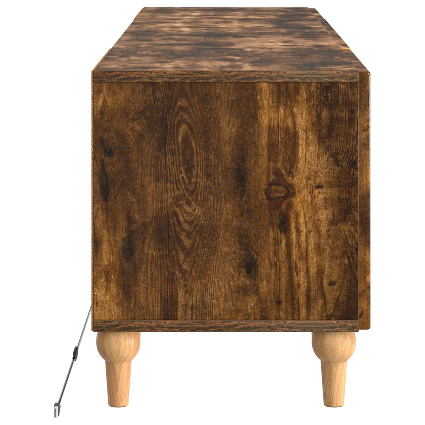 LED TV Cabinet Smoked Oak Engineered Wood