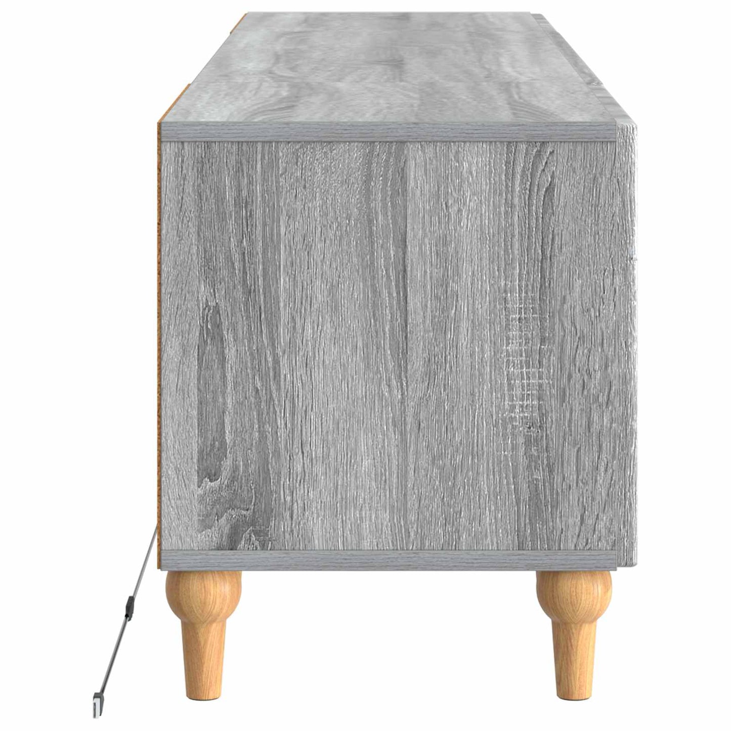 LED TV Cabinet Grey Sonoma Engineered Wood