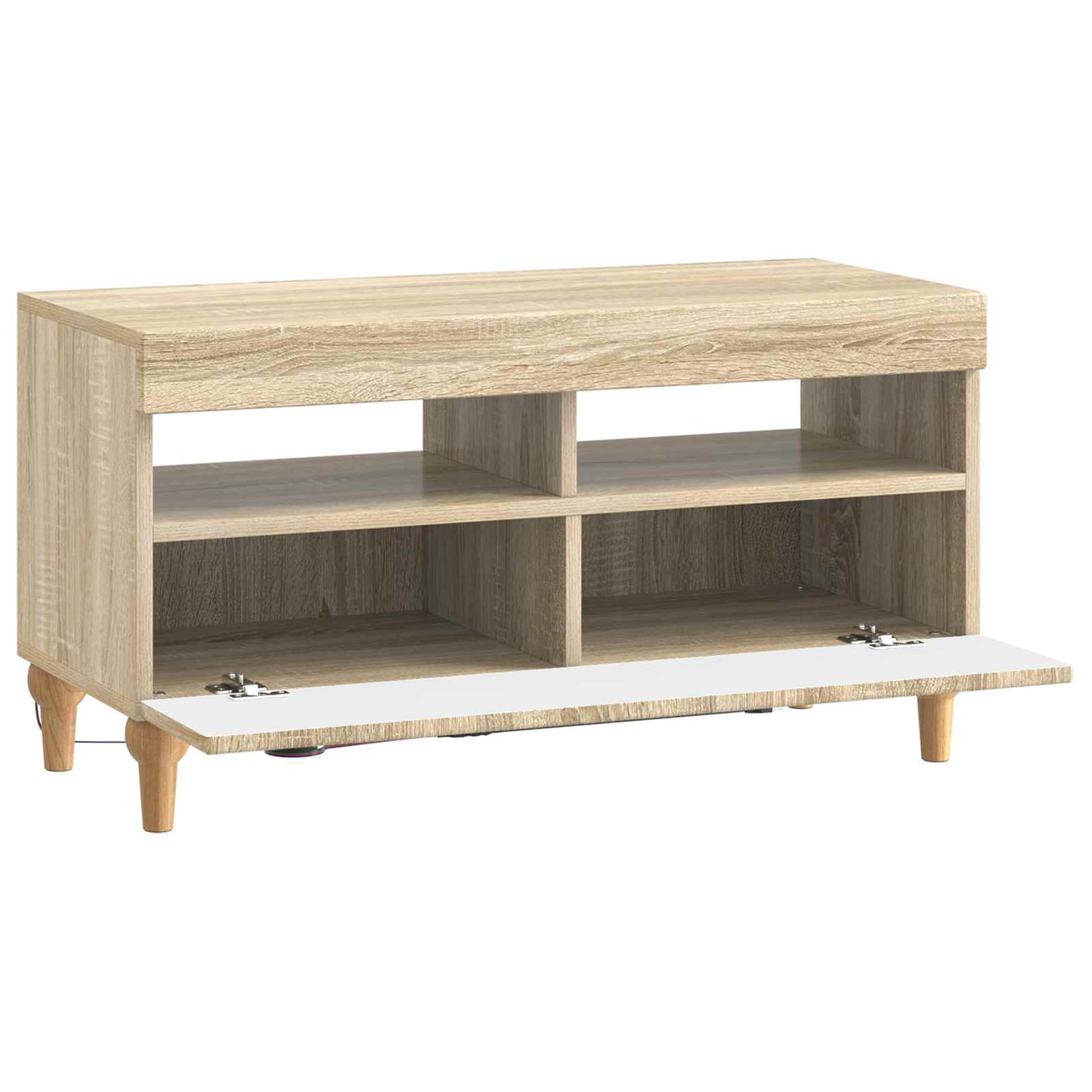 LED TV Cabinet Sonoma Oak Engineered Wood