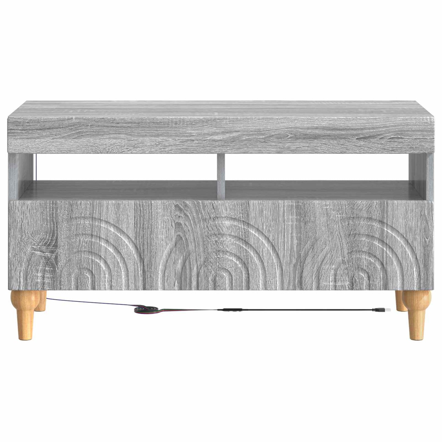 LED TV Cabinet Grey Sonoma Engineered Wood