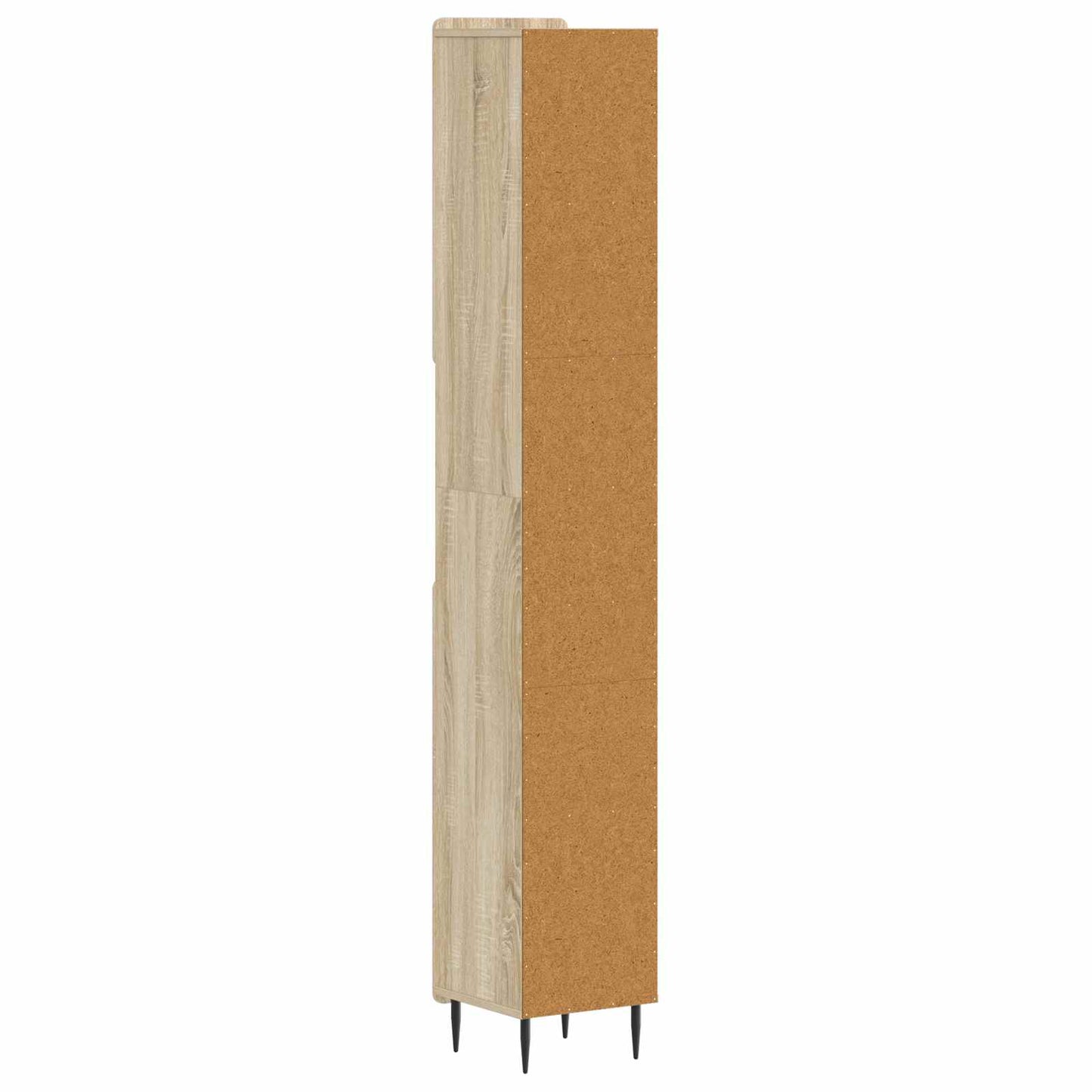 Bathroom Cabinet with Open Shelf ZWOLLE Sonoma Oak