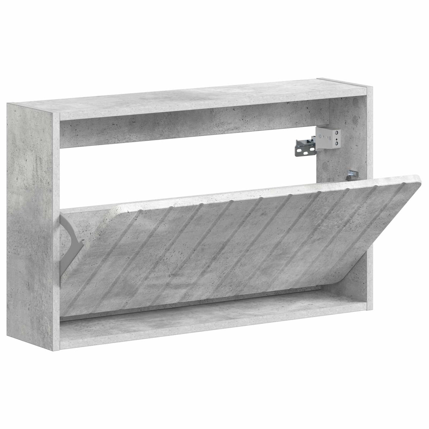Wall-Mounted Shoe Cabinet ZWOLLE 71 x 17 x 43 cm Concrete Grey