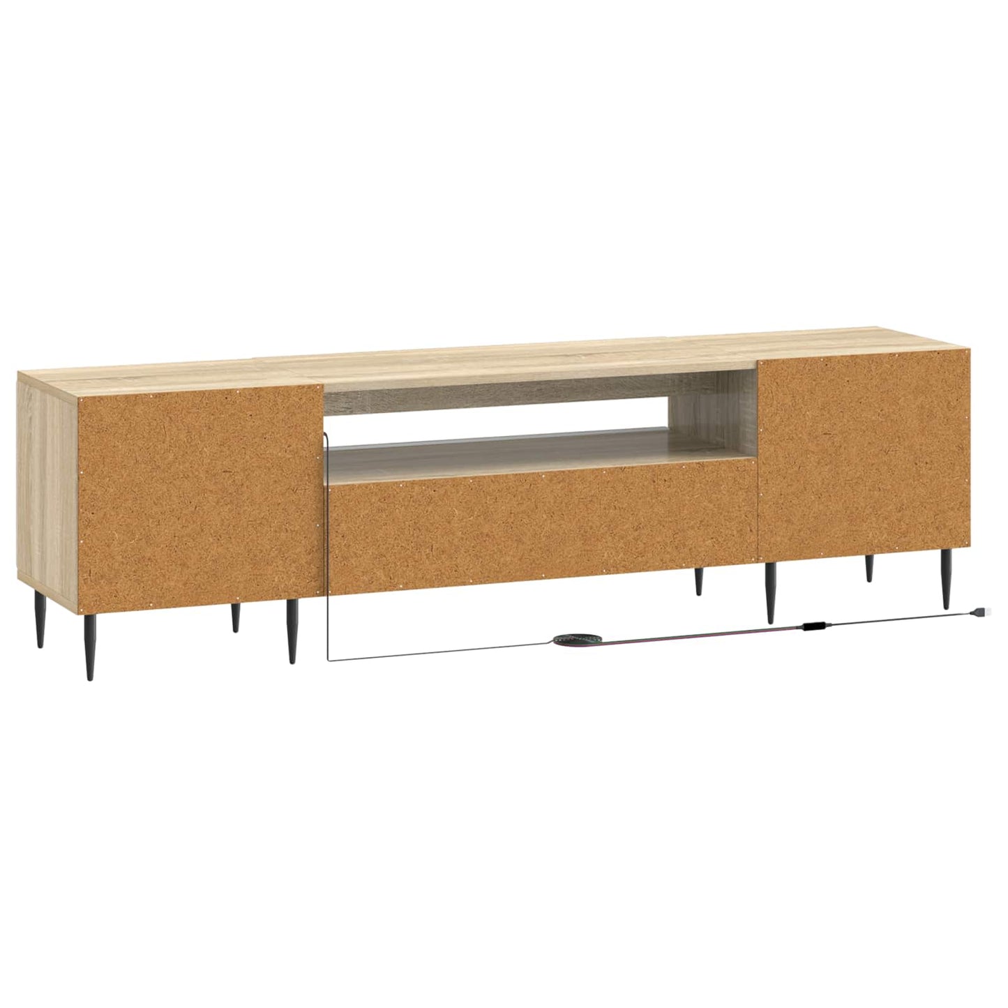 LED TV Cabinet Sonoma Oak Engineered Wood