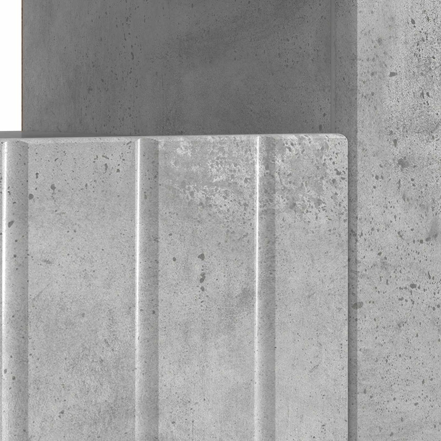 LED TV Cabinet Concrete Grey Engineered Wood