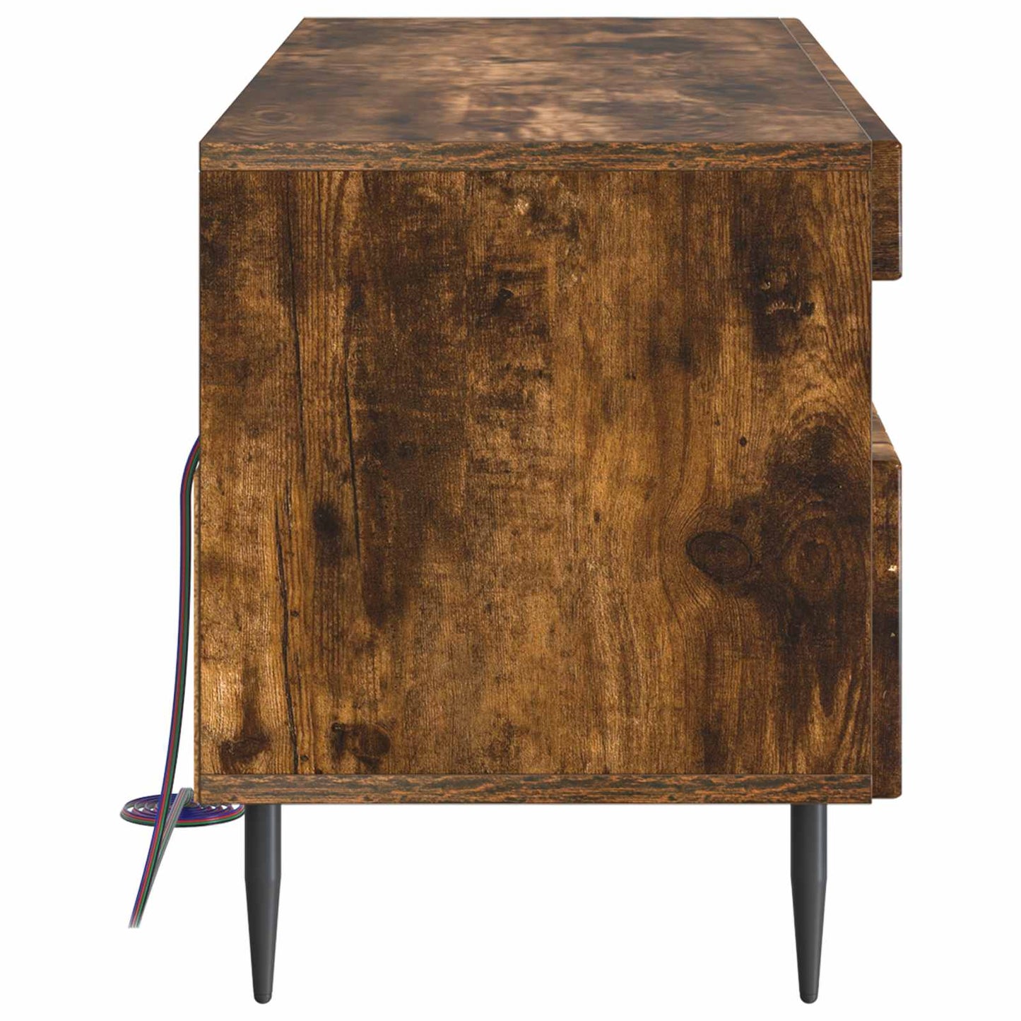 LED TV Cabinet Smoked Oak Engineered Wood