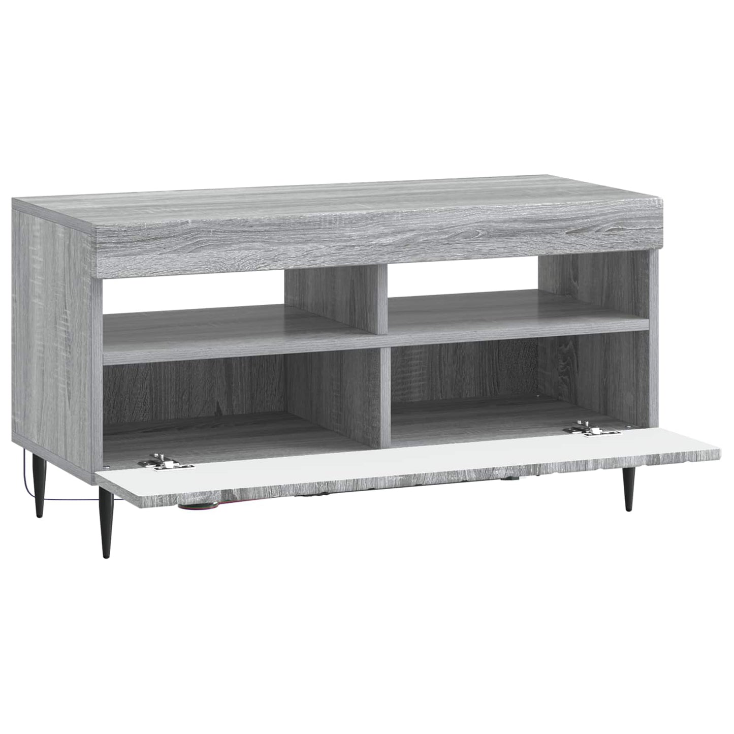 LED TV Cabinet Grey Sonoma Engineered Wood