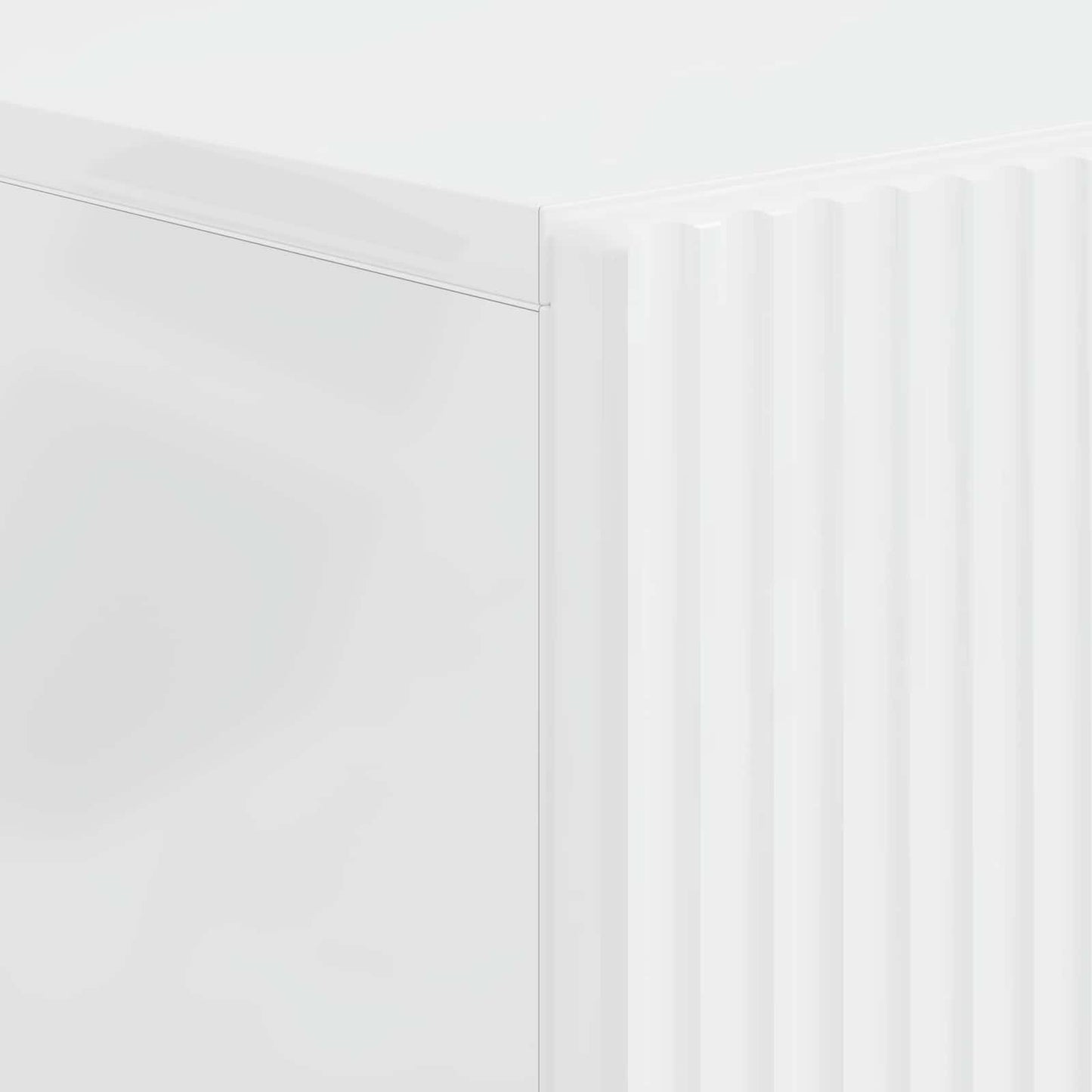 Toilet Cabinet ARNHEM High Gloss White 66 x 25.5 x 190 cm