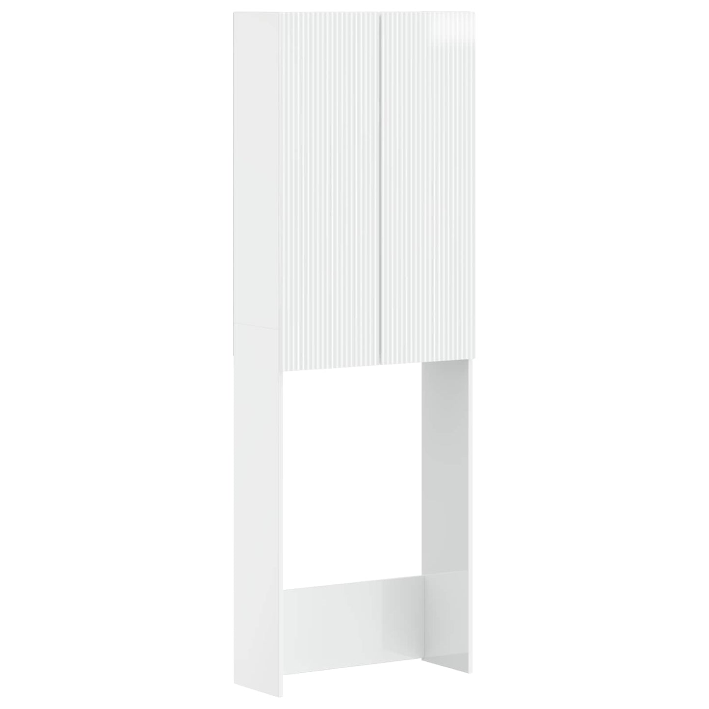Toilet Cabinet ARNHEM High Gloss White 66 x 25.5 x 190 cm