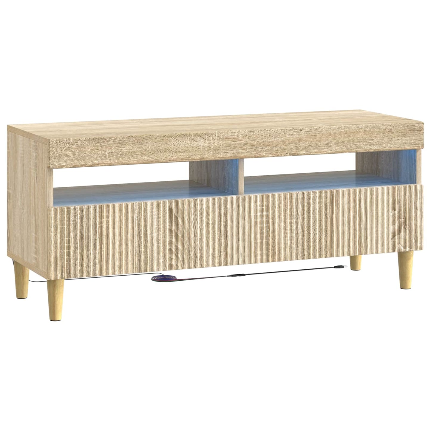 LED TV Cabinet Sonoma Oak Engineered Wood