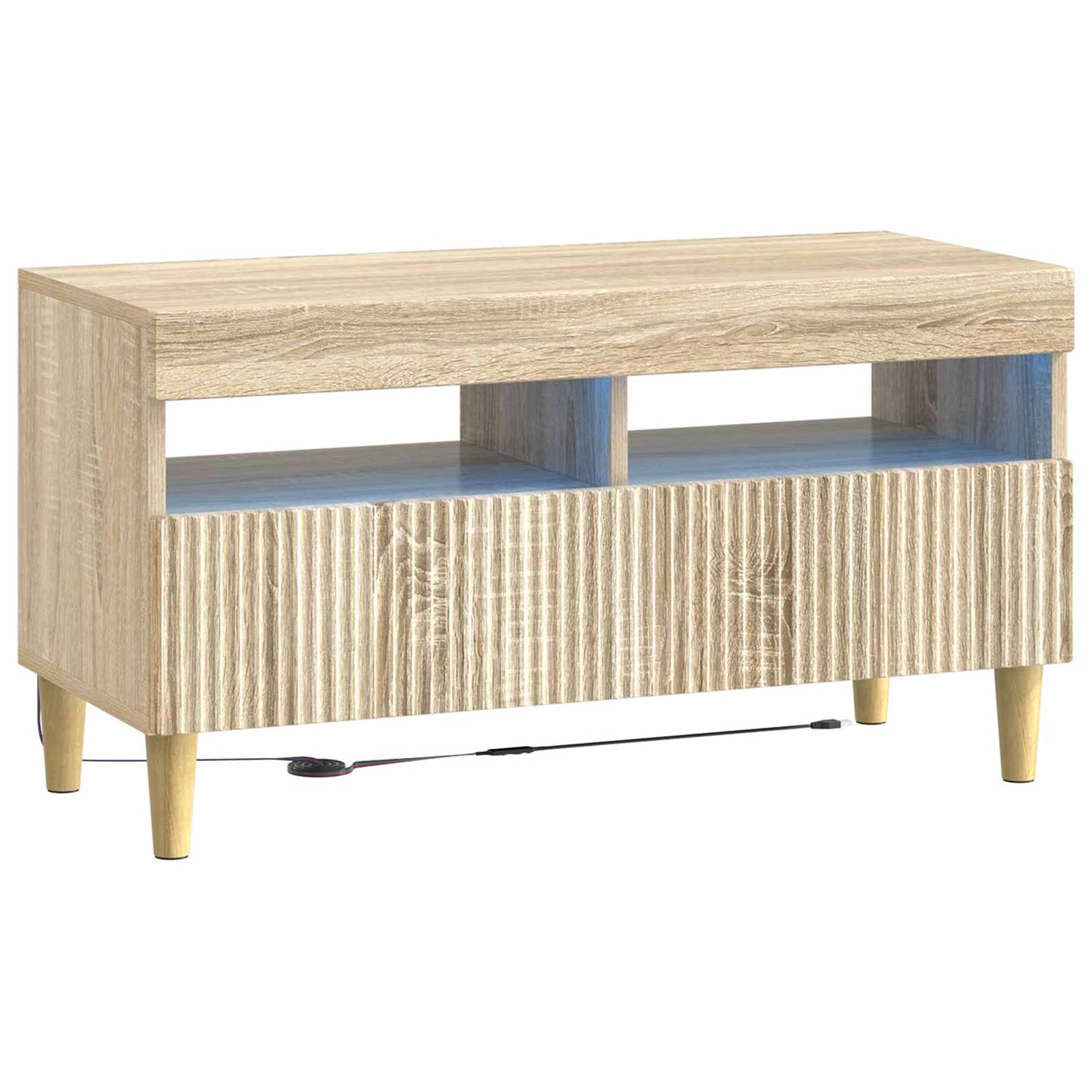 LED TV Cabinet Sonoma Oak Engineered Wood