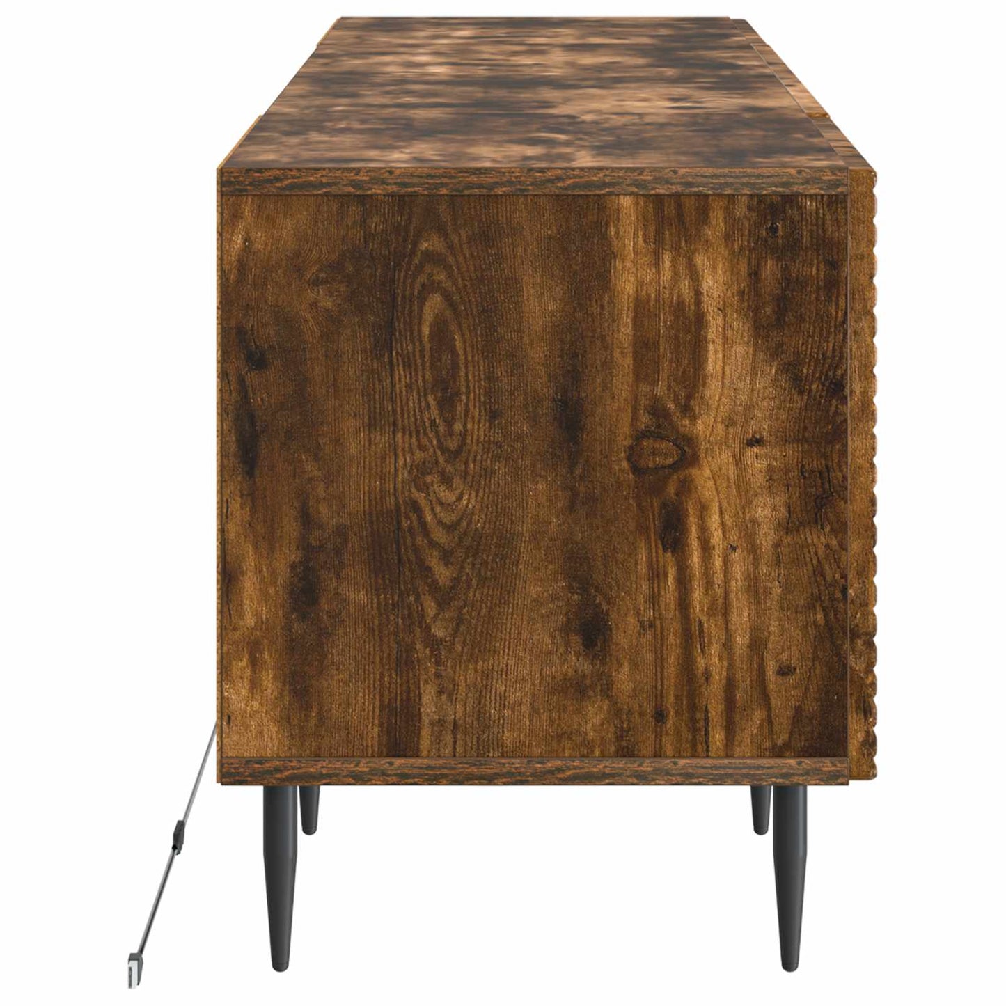 LED TV Cabinet Smoked Oak Engineered Wood