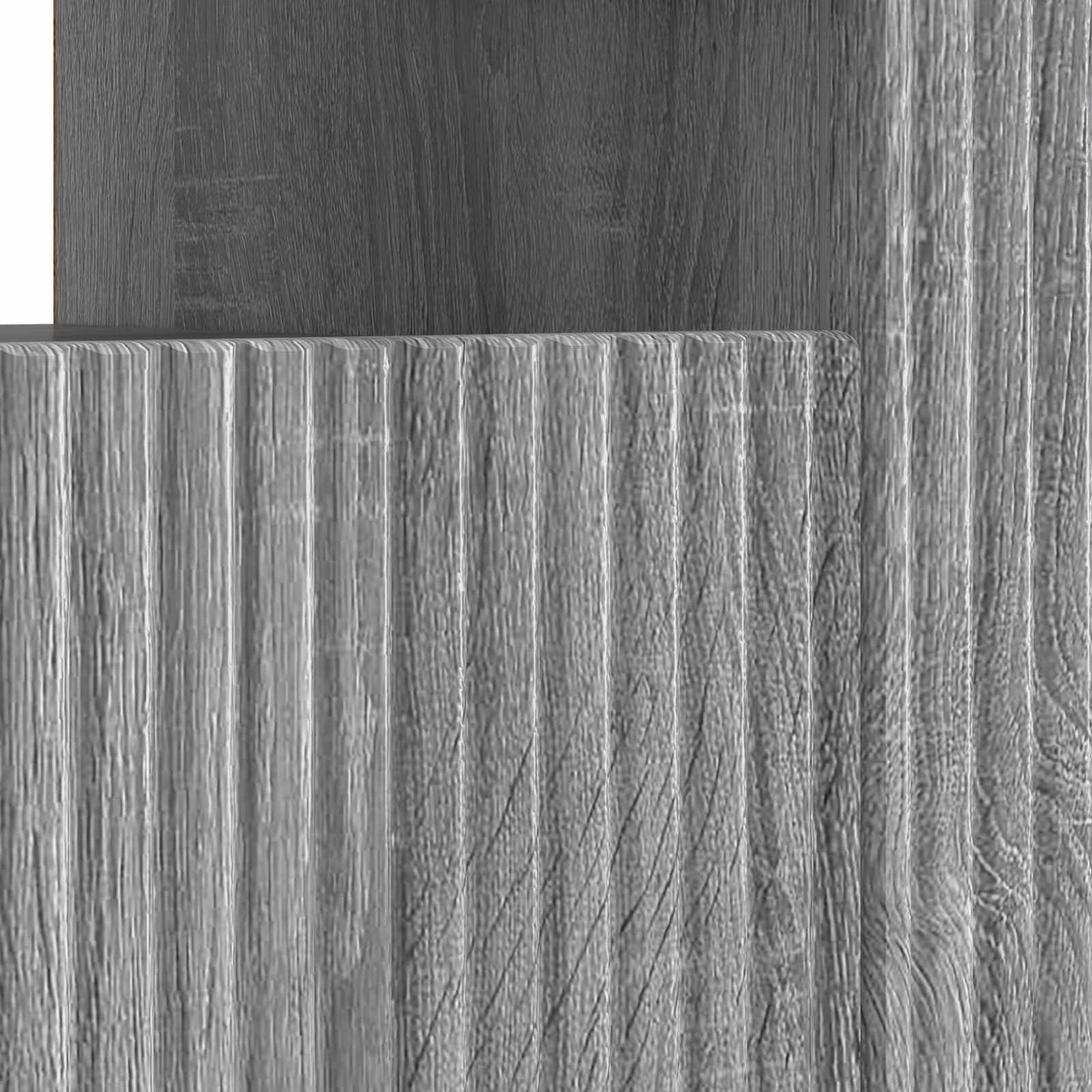 LED TV Cabinet Grey Sonoma Engineered Wood
