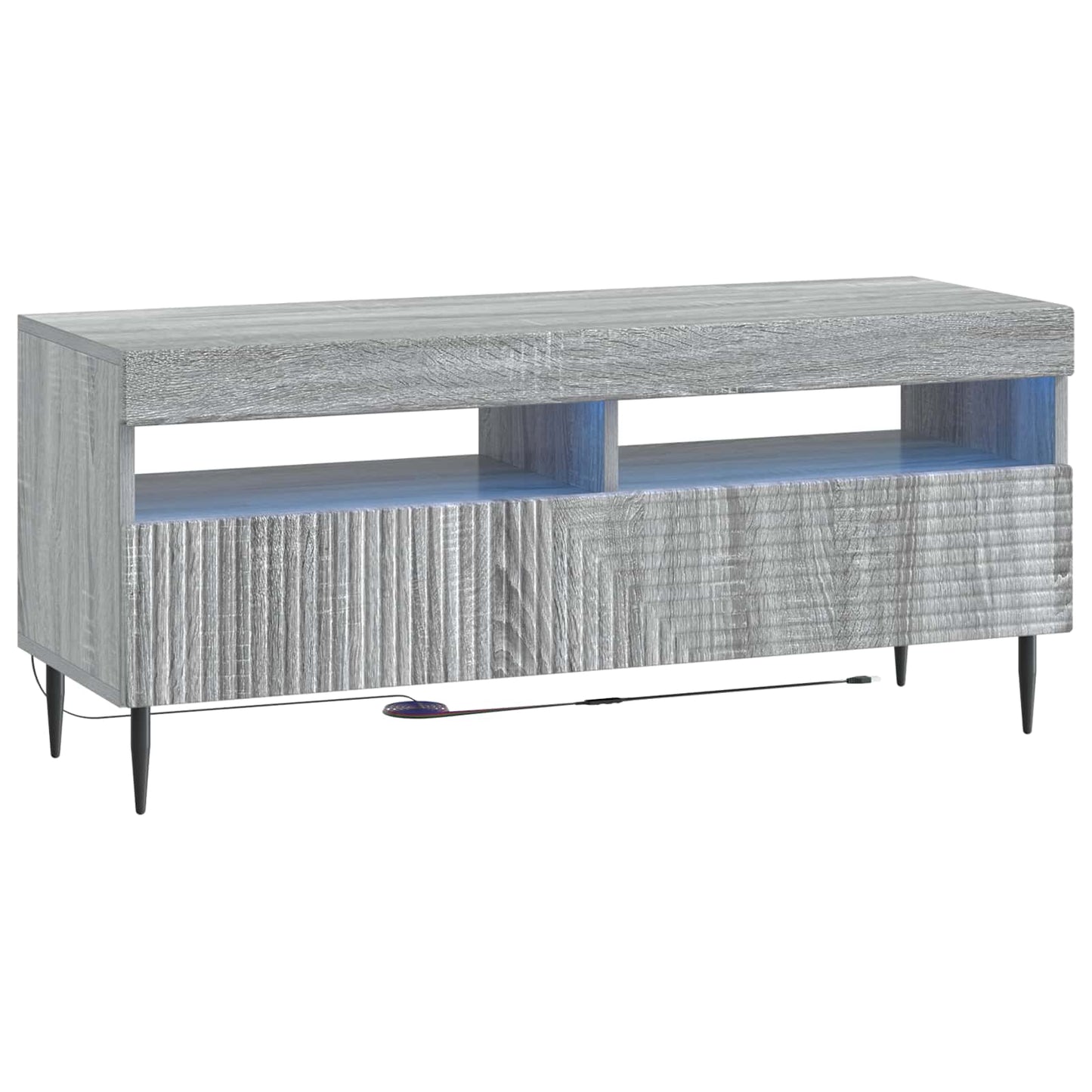 LED TV Cabinet Grey Sonoma Engineered Wood