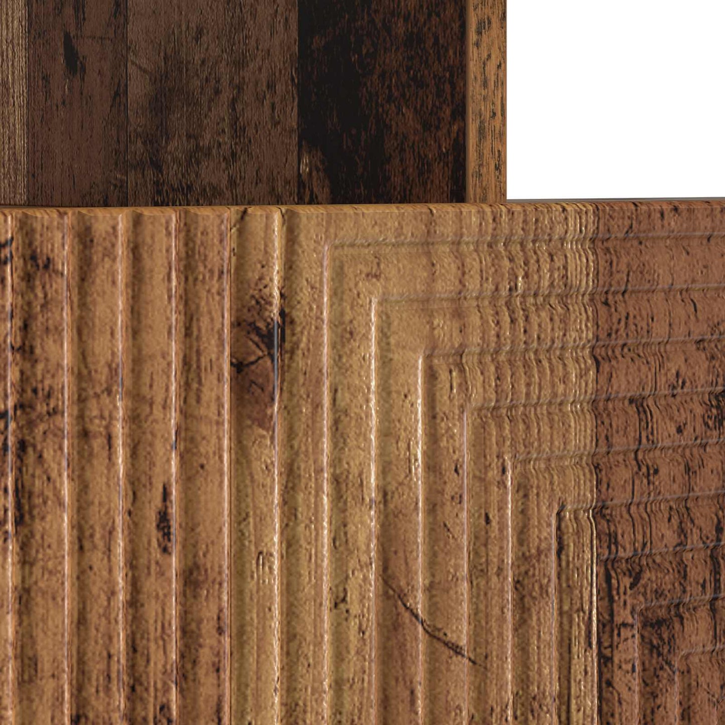 LED TV Cabinet Old Wood Engineered Wood
