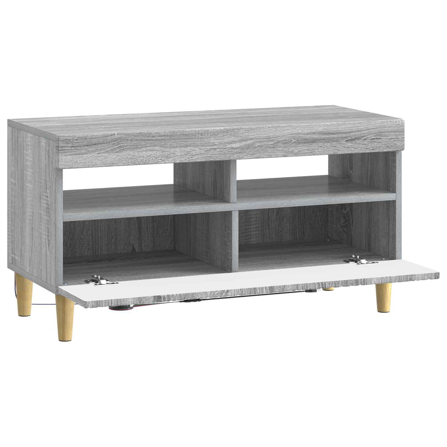 LED TV Cabinet Grey Sonoma Engineered Wood