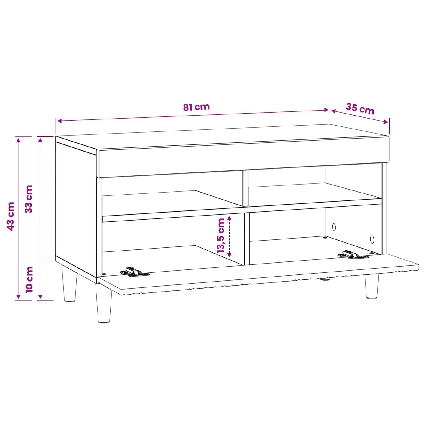 LED TV Cabinet Grey Sonoma Engineered Wood