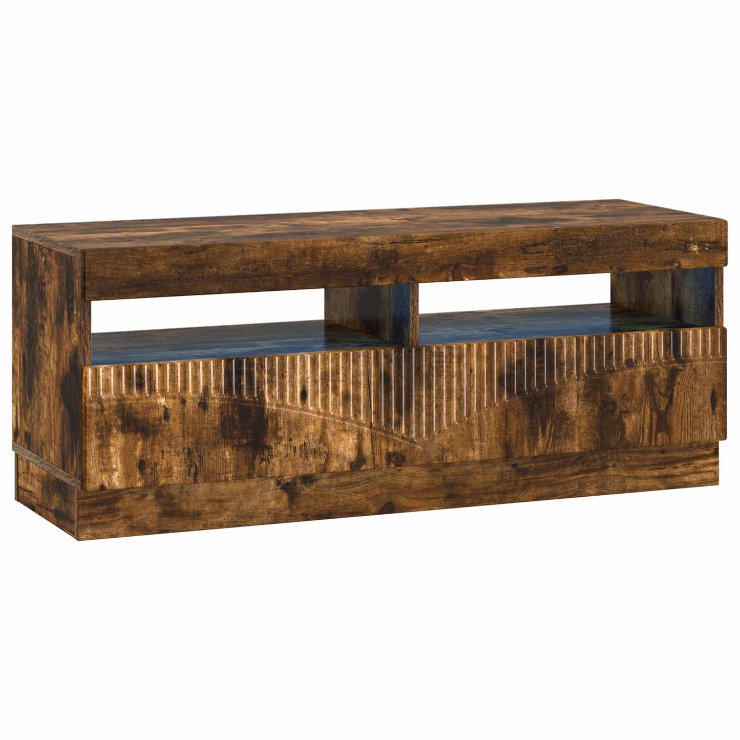LED TV Cabinet Smoked Oak Engineered Wood