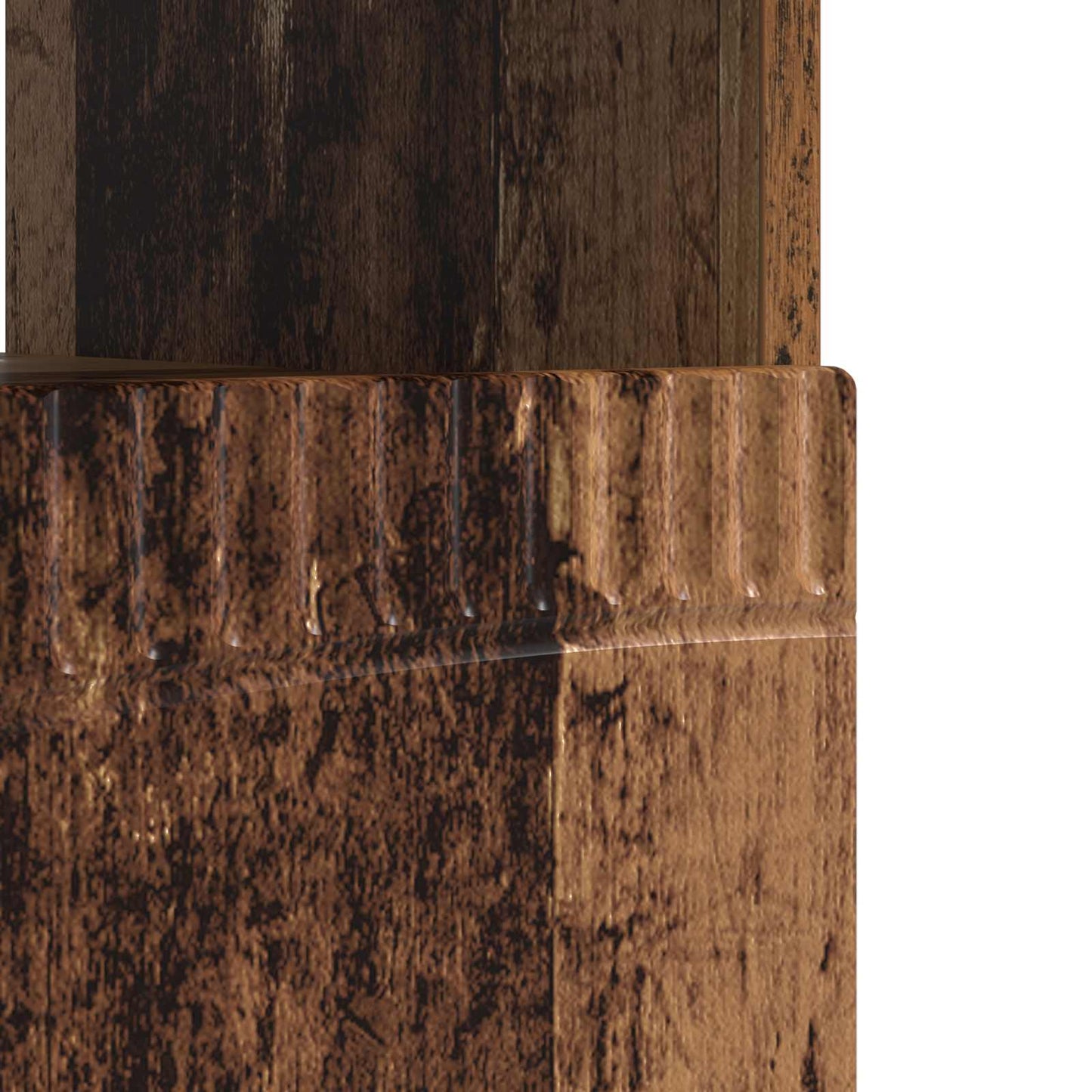 LED TV Cabinet Old Wood Engineered Wood
