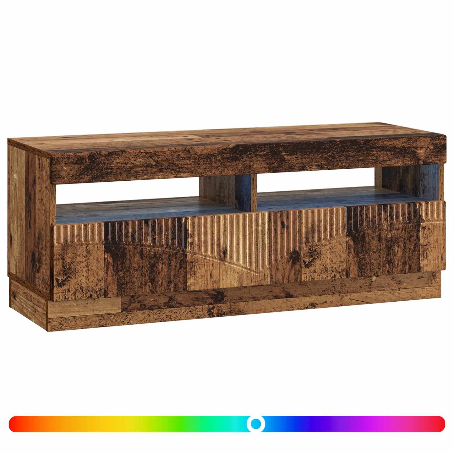LED TV Cabinet Old Wood Engineered Wood