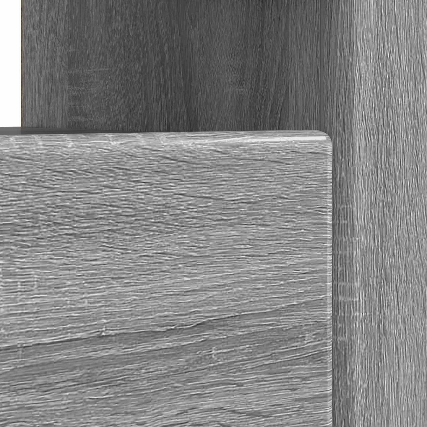 LED TV Cabinet Grey Sonoma Engineered Wood