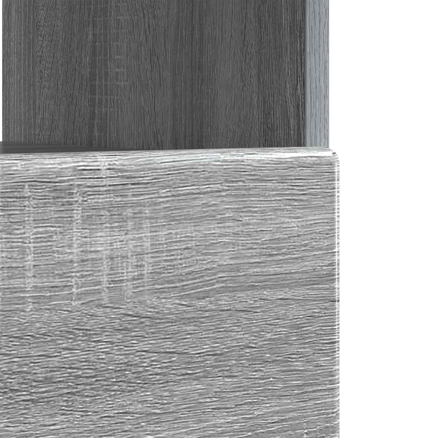 LED TV Cabinet Grey Sonoma Engineered Wood