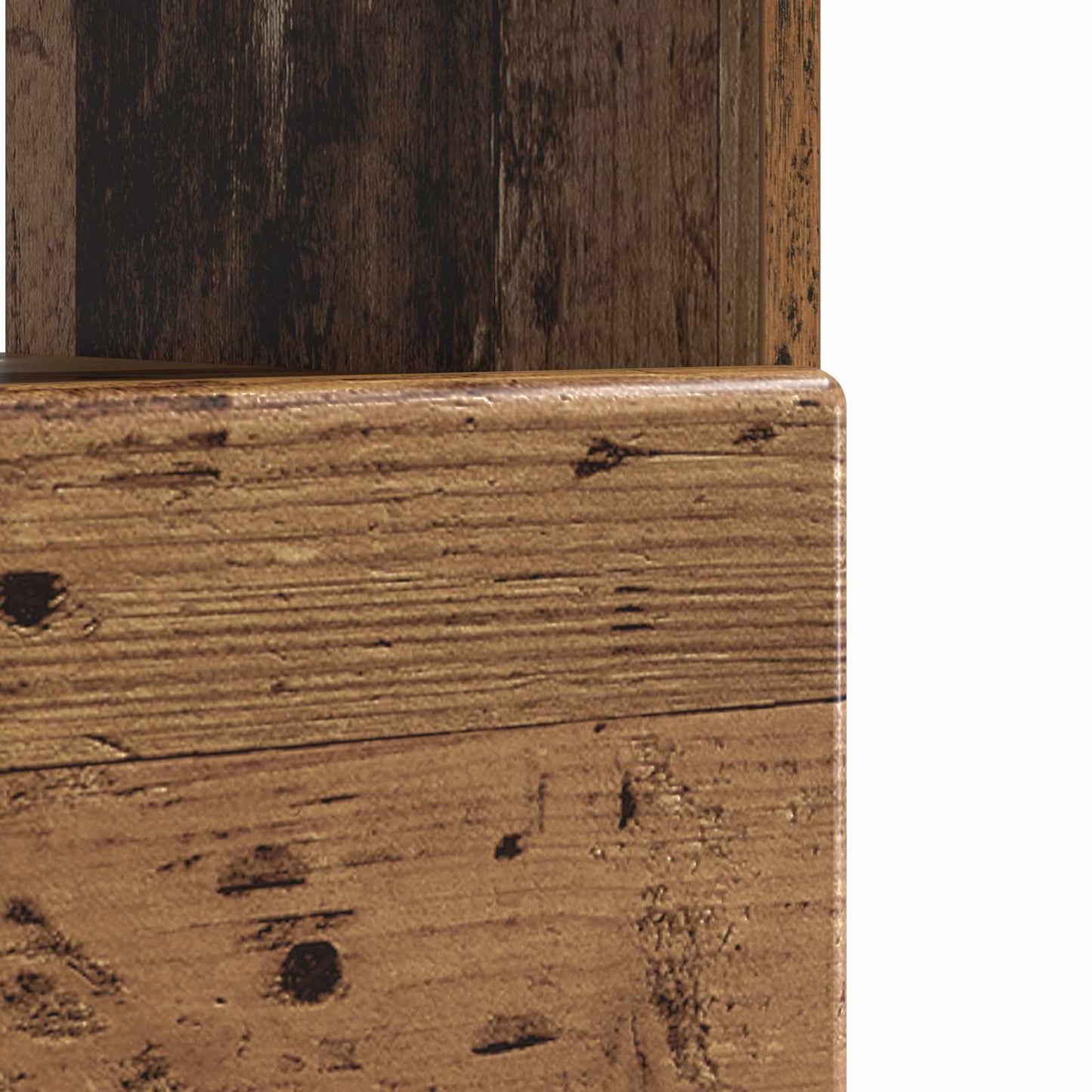LED TV Cabinet Old Wood Engineered Wood