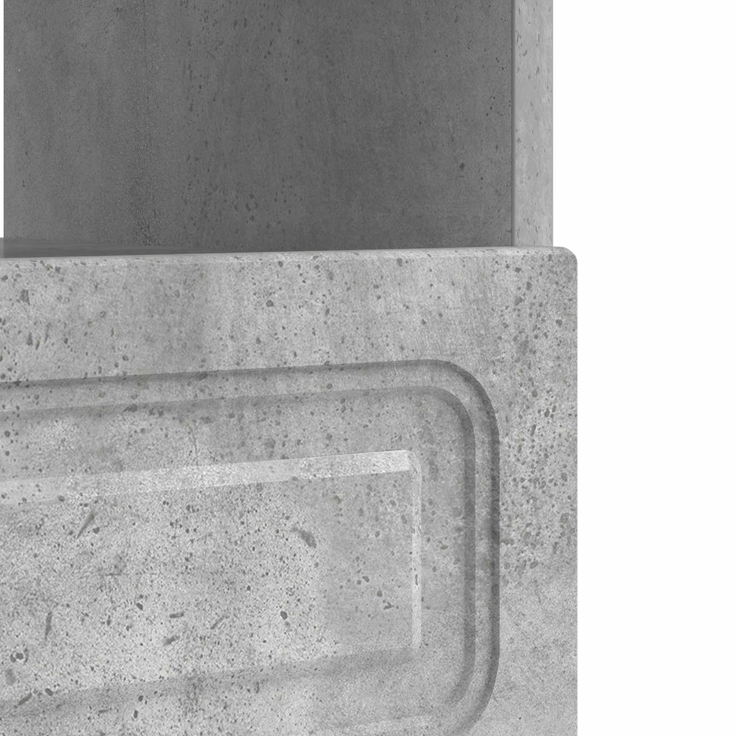 LED TV Cabinet Concrete Grey Engineered Wood